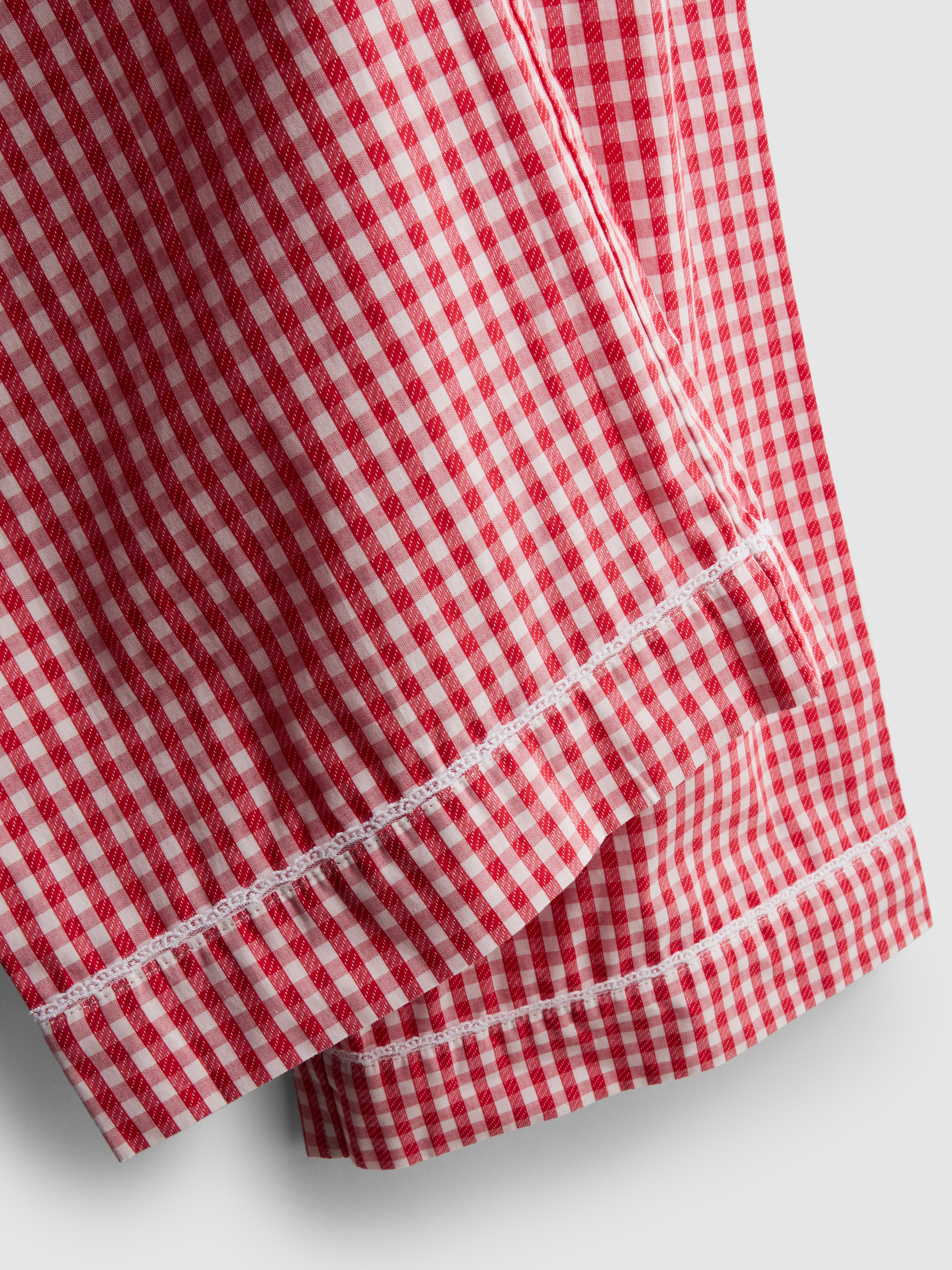 Women's Red Love To Lounge Gingham Pajama Pants