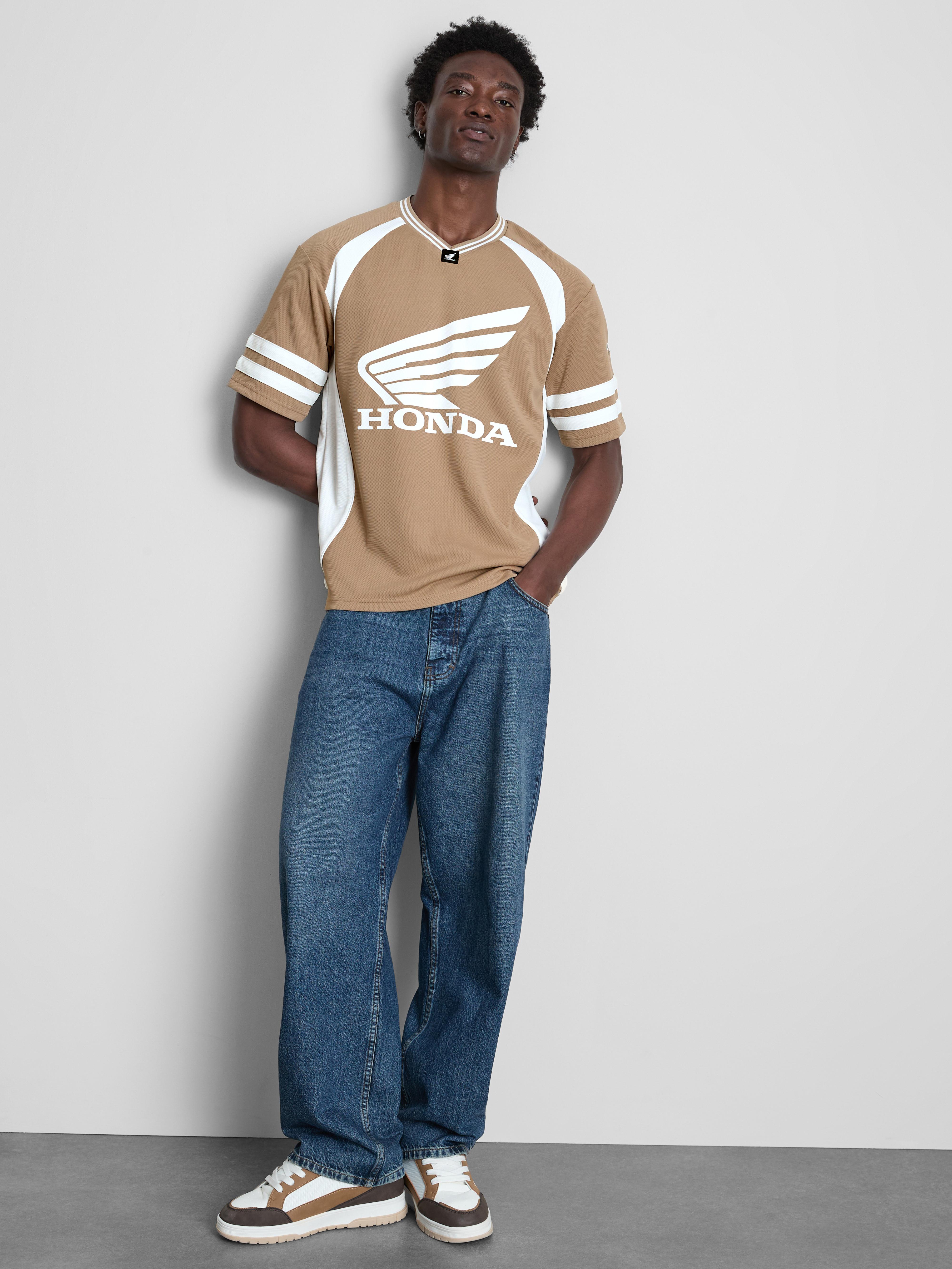 Honda V-Neck Mesh T-Shirt