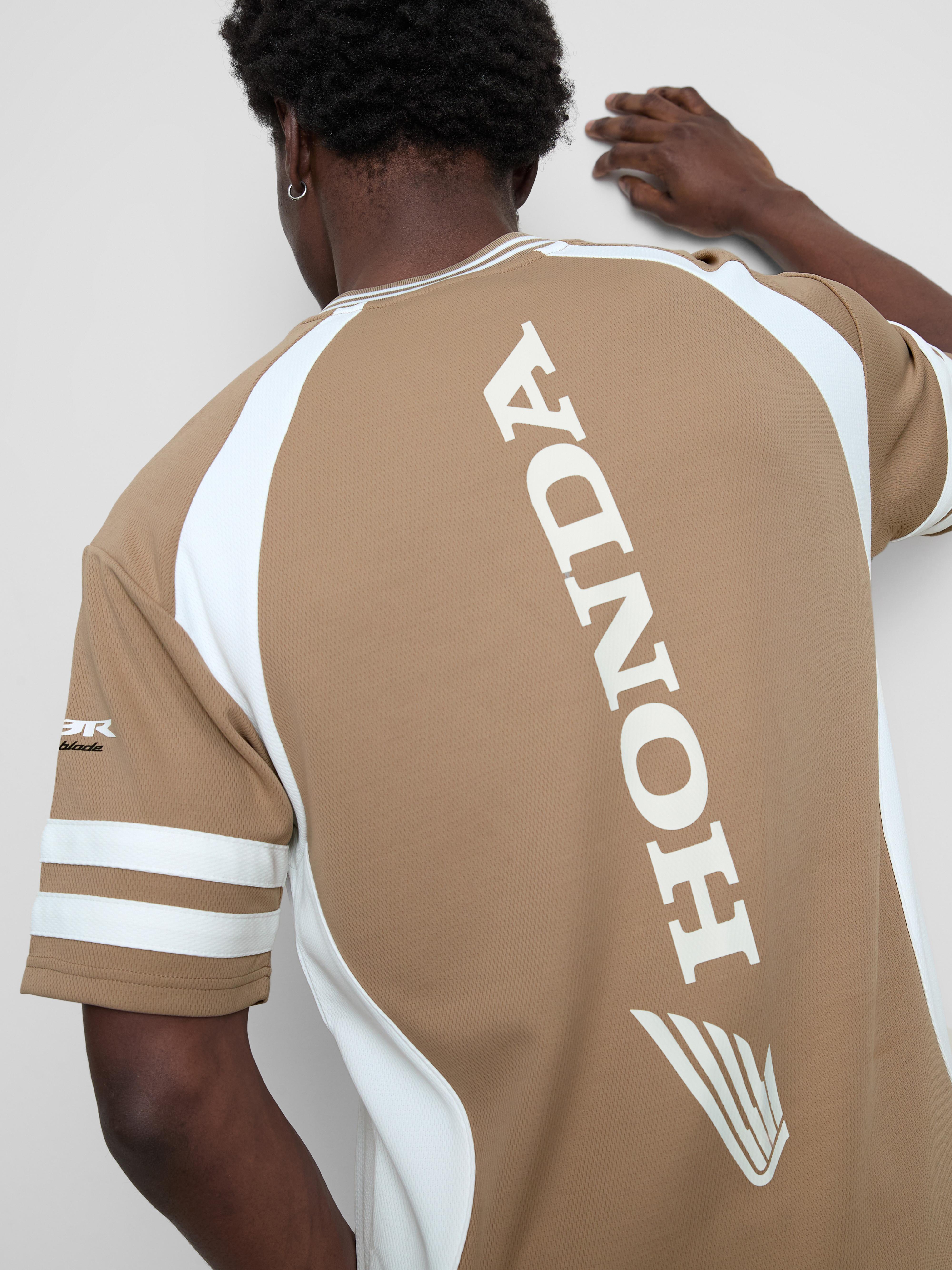 Honda V-Neck Mesh T-Shirt