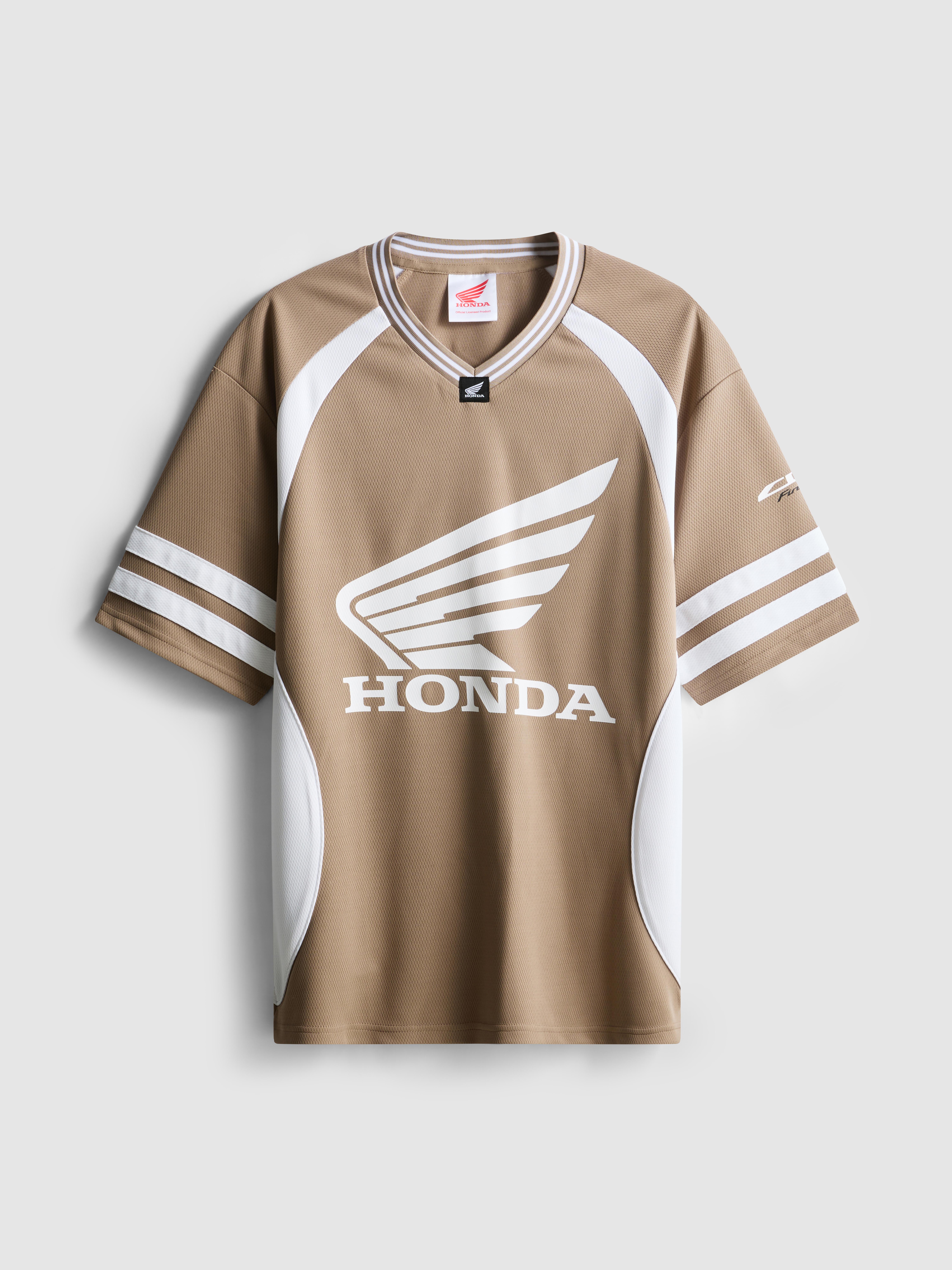 Honda V-Neck Mesh T-Shirt