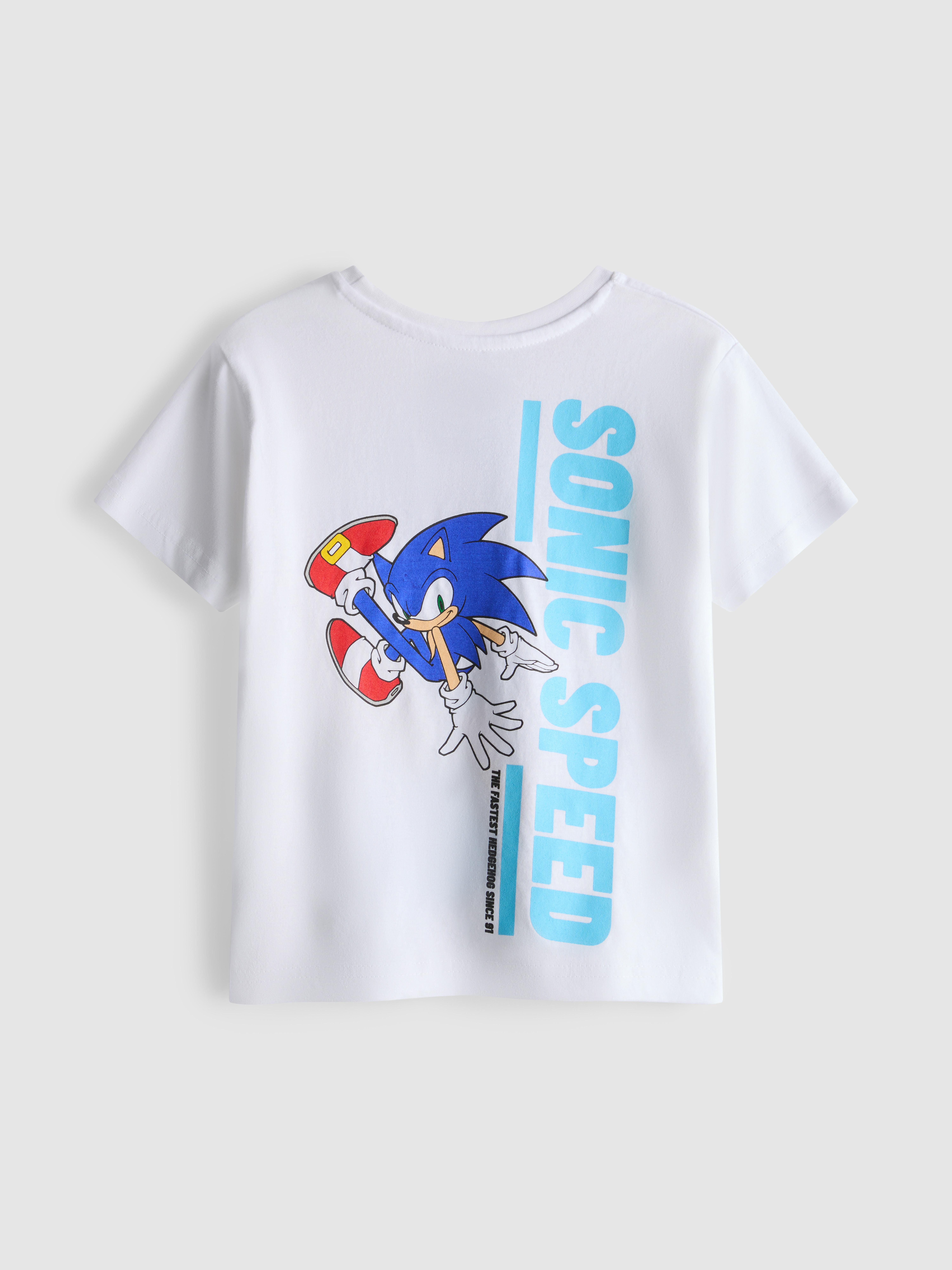 1,5-8 años | Camiseta de Sonic, el erizo