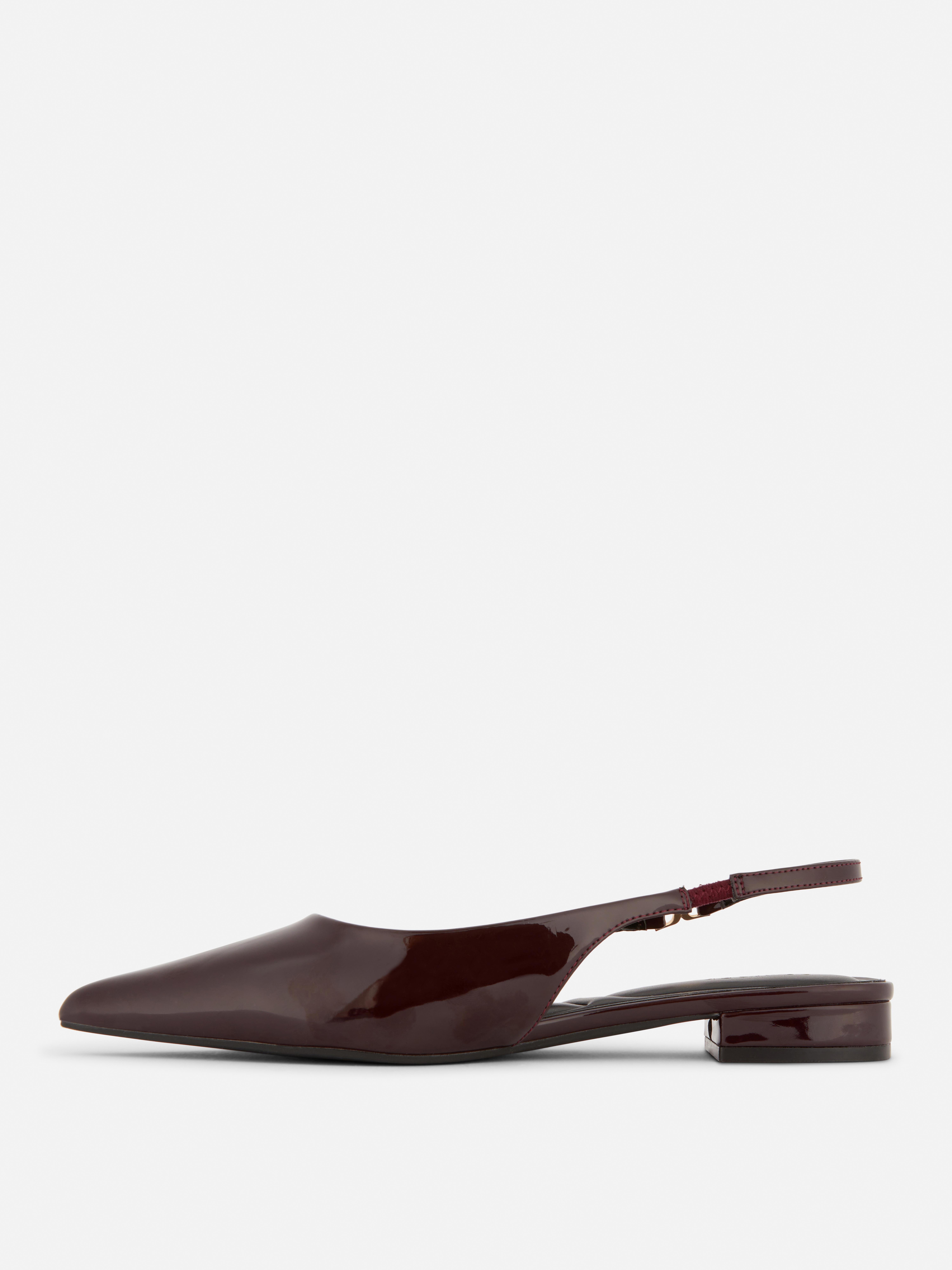 Pointed Slingback Flats