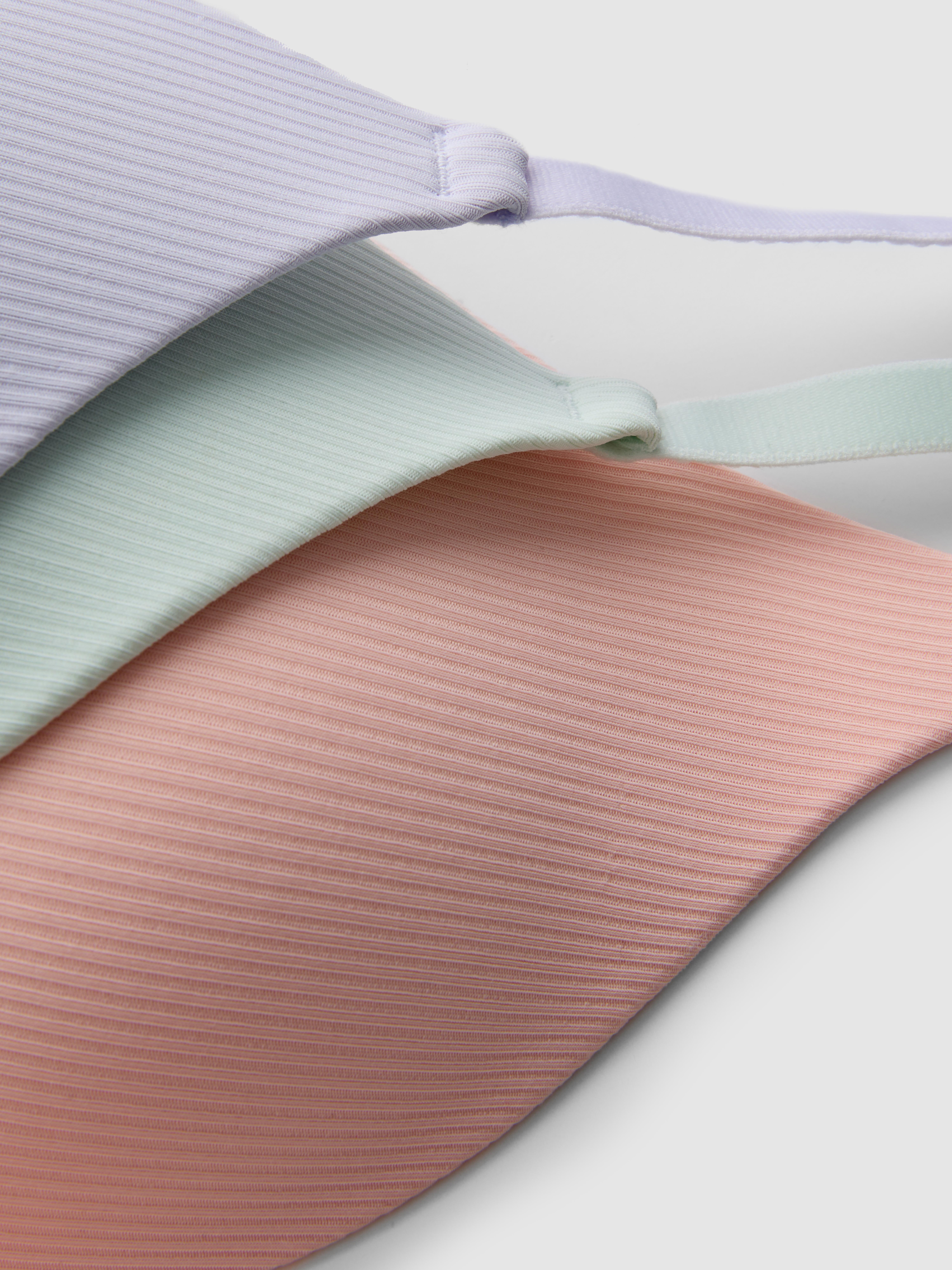 Miękkie biustonosze bez fiszbin, 3 szt.