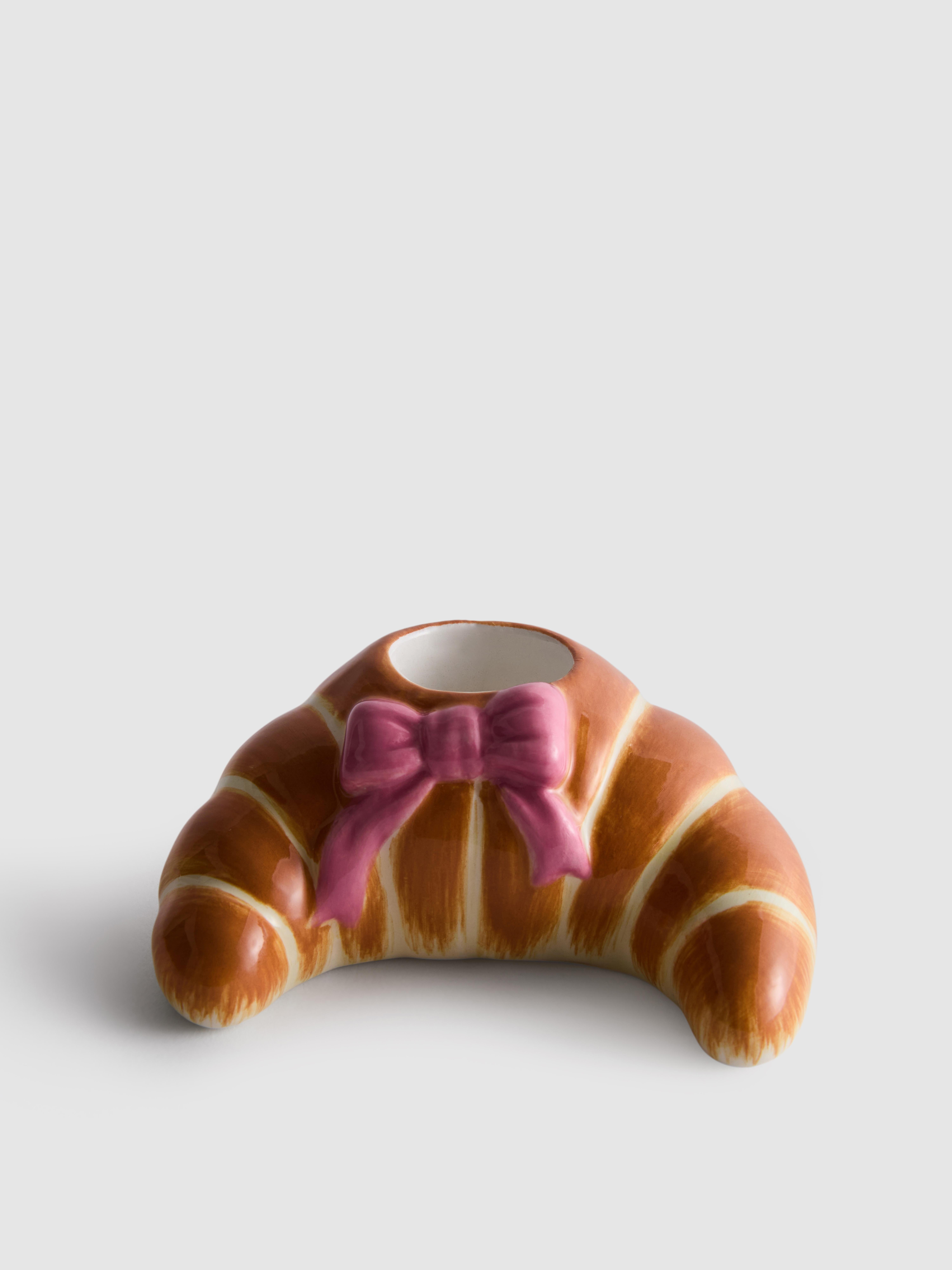 Croissant Dinner Candle Holder