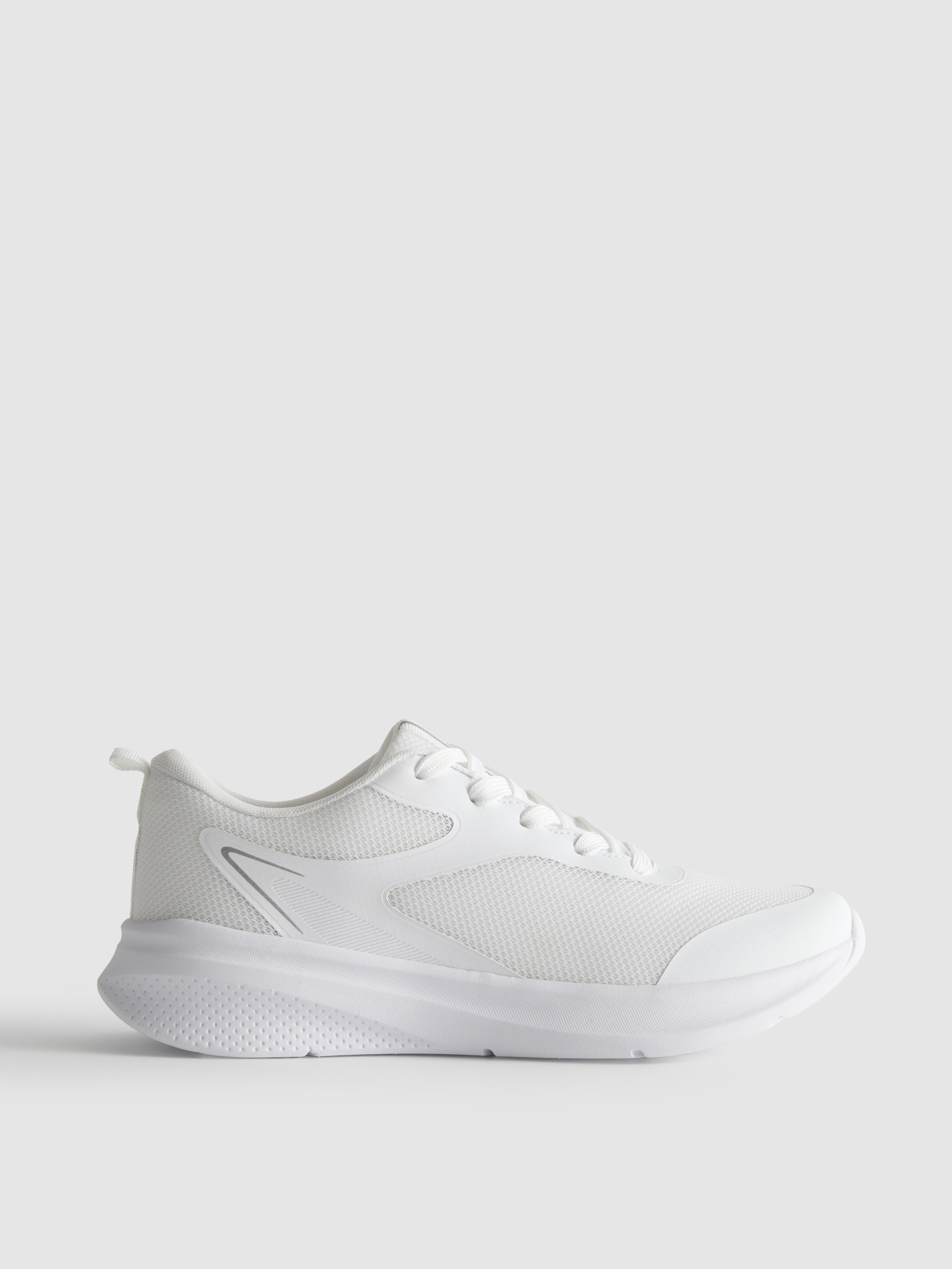 Women's White Active Mesh Sneakers
