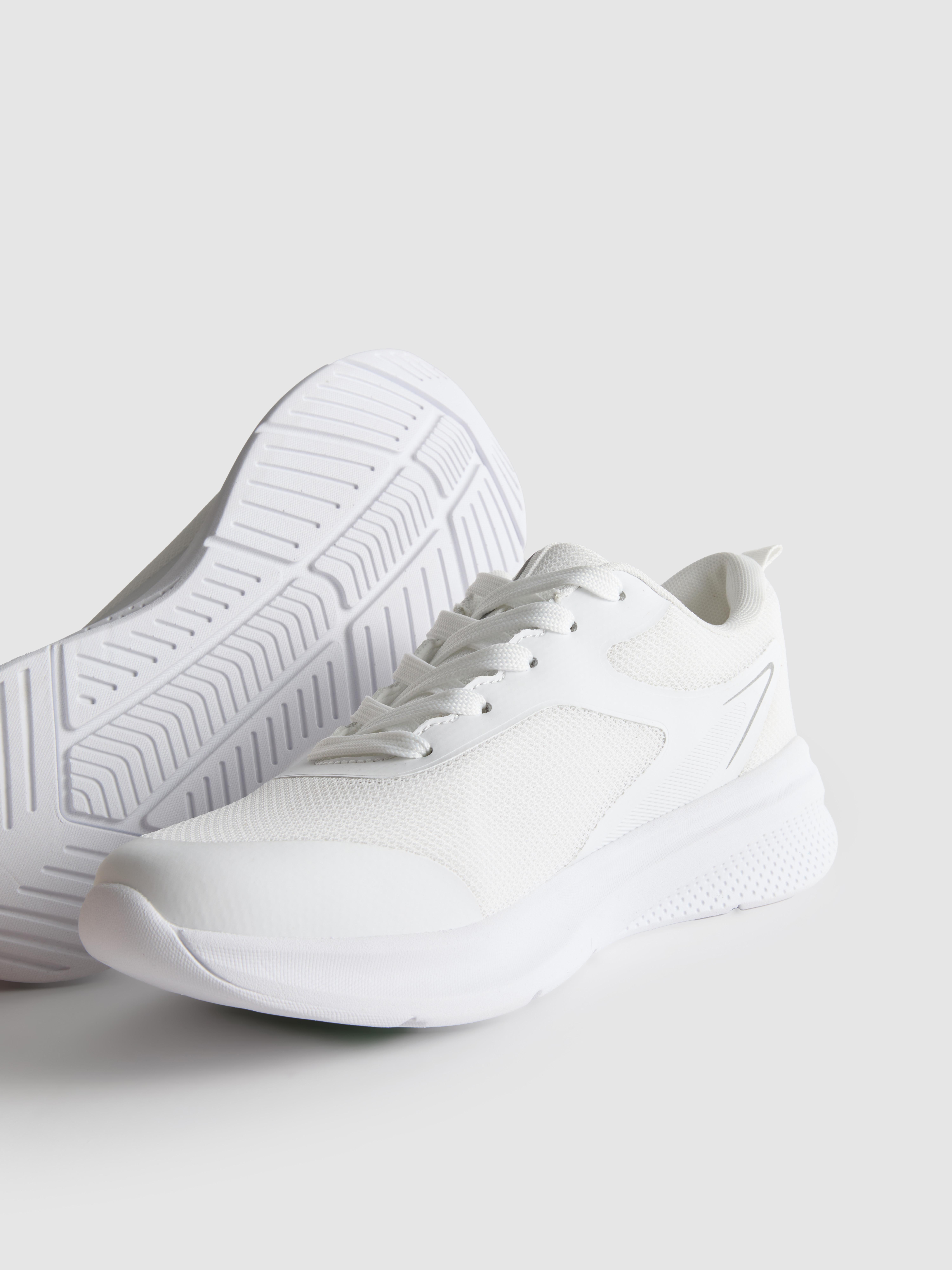 Women's White Active Mesh Sneakers