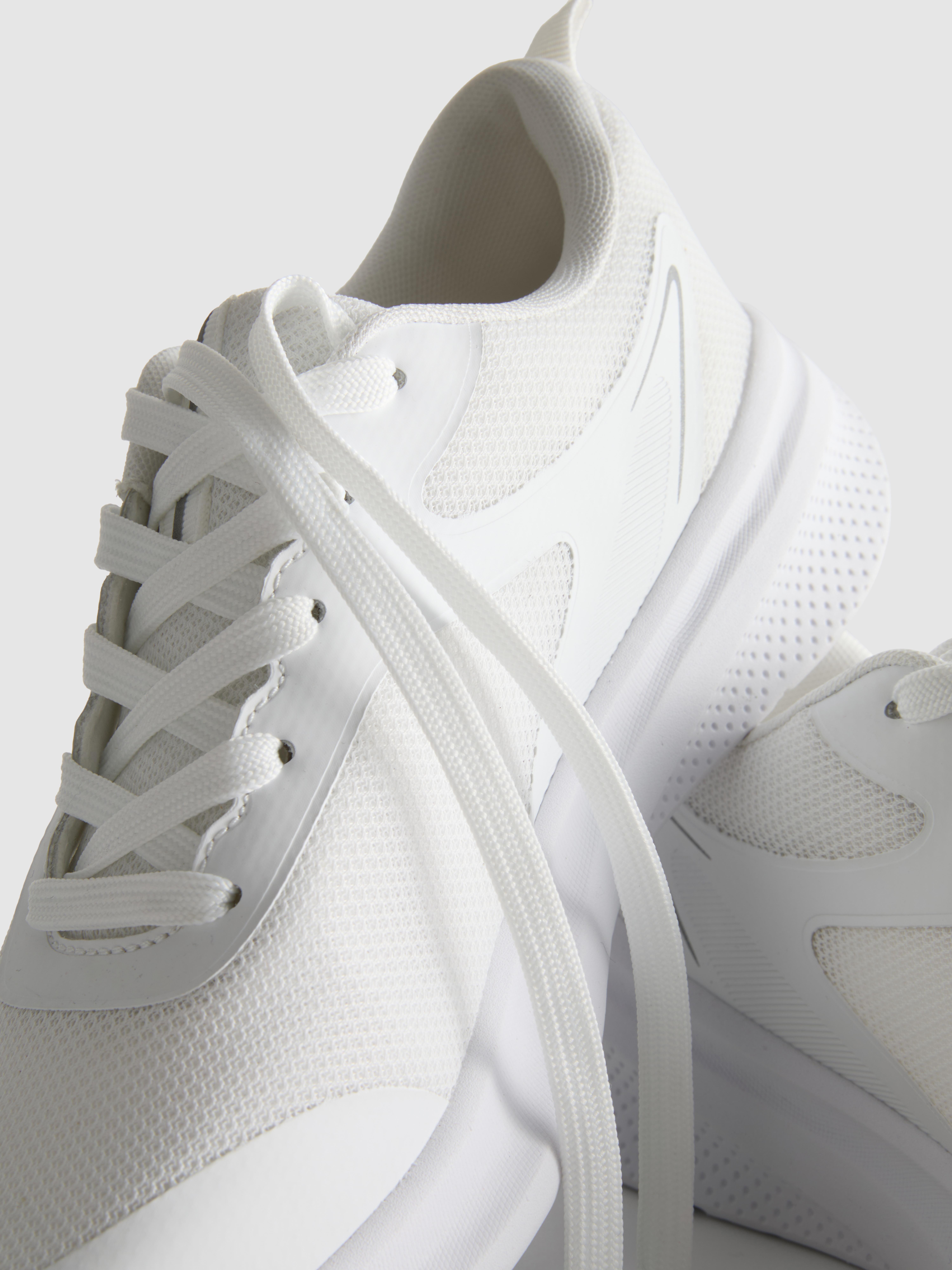 Women's White Active Mesh Sneakers
