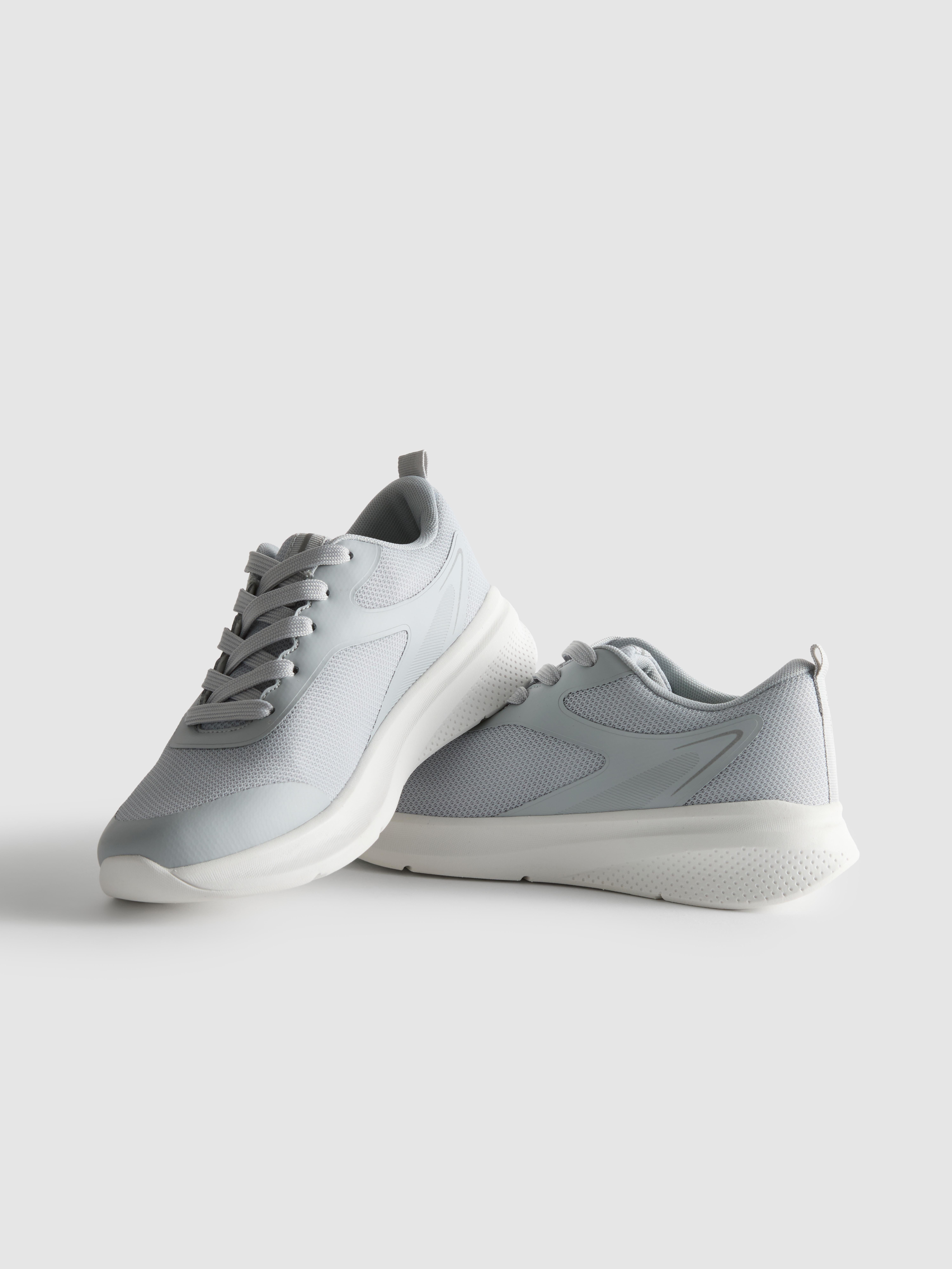 Women's Gray Active Mesh Sneakers