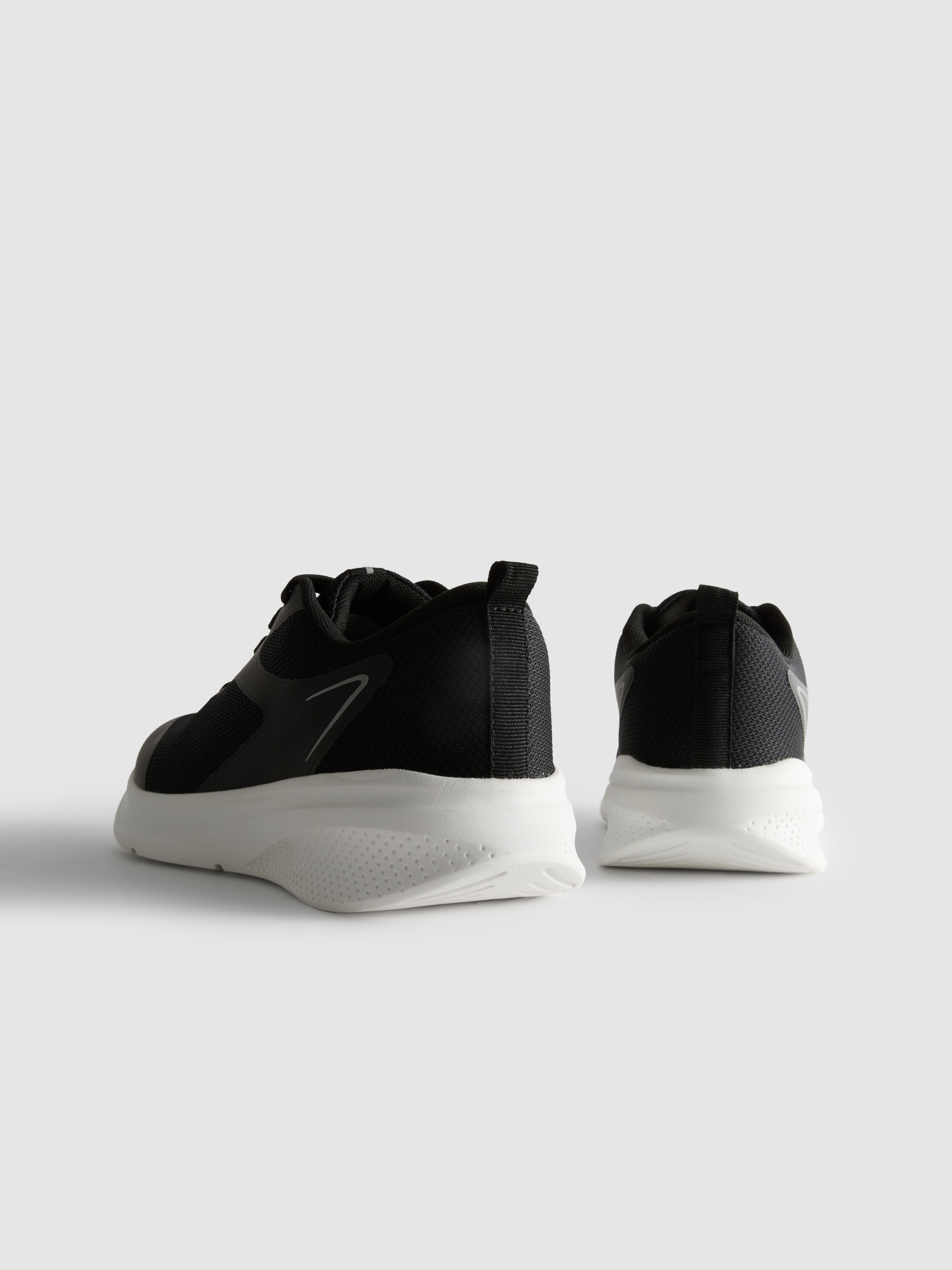 Women's Black Active Mesh Sneakers