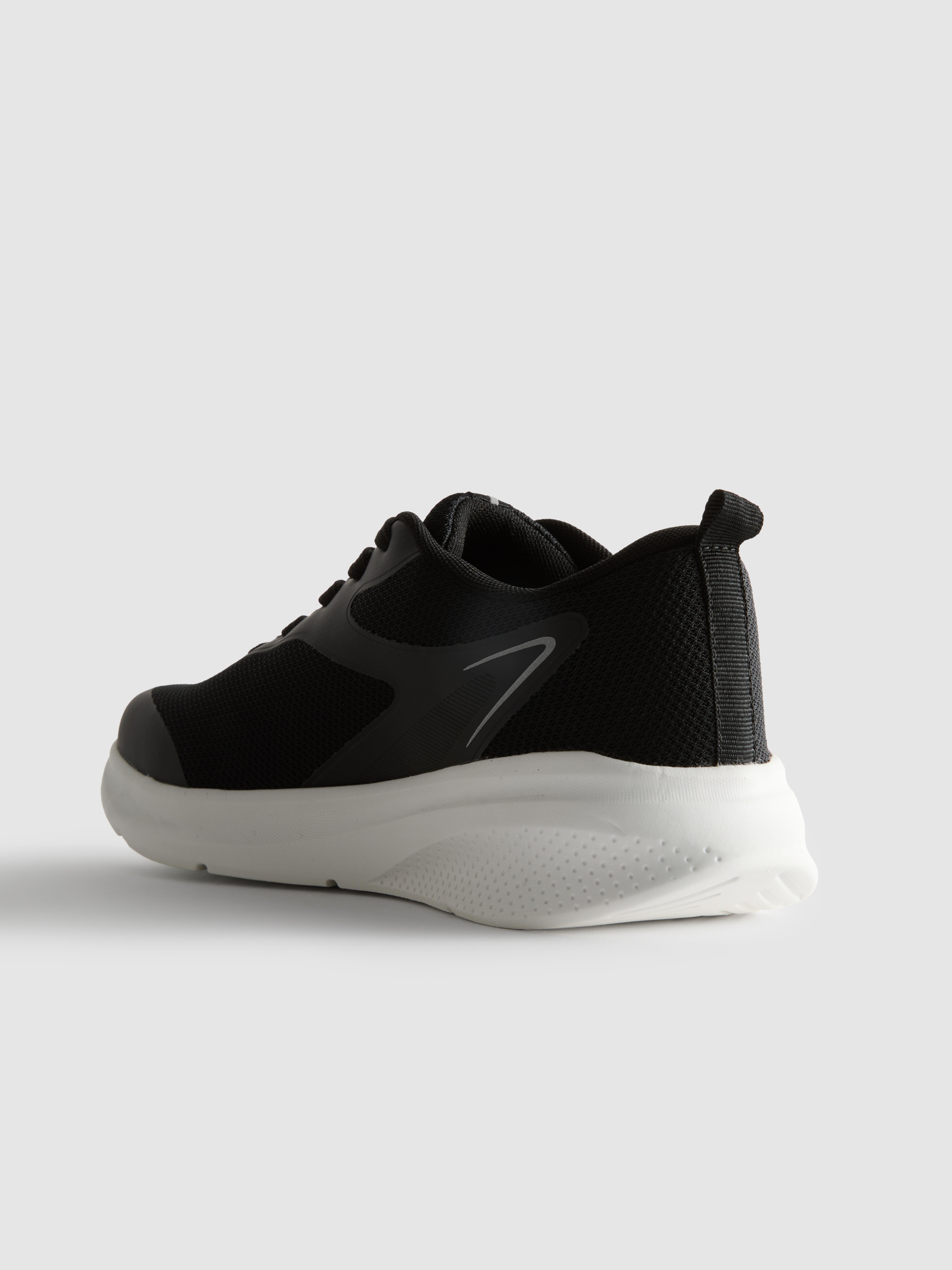 Women's Black Active Mesh Sneakers