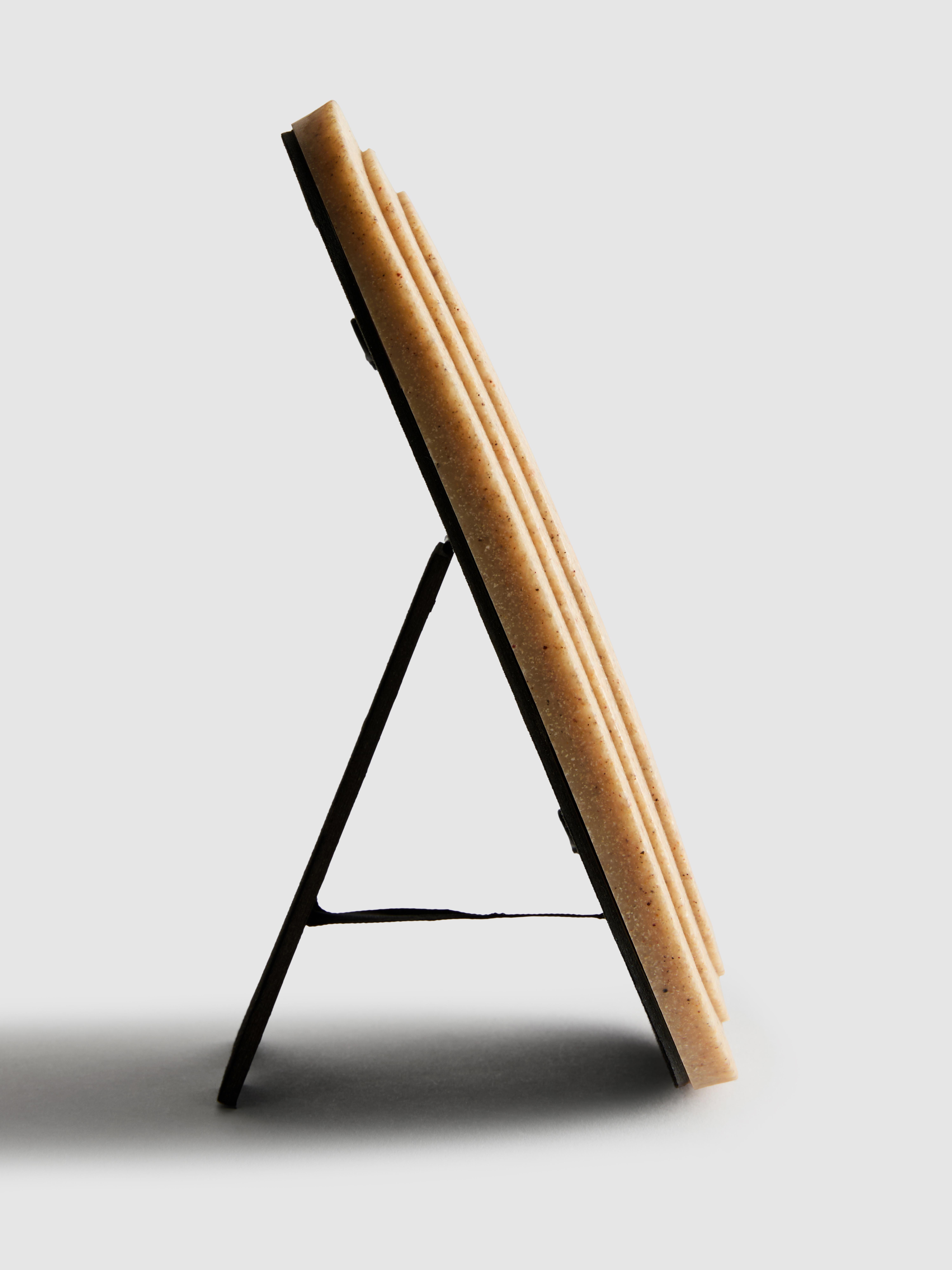 Ovaal fotolijstje met gelaagde rand | 10 x 15 cm