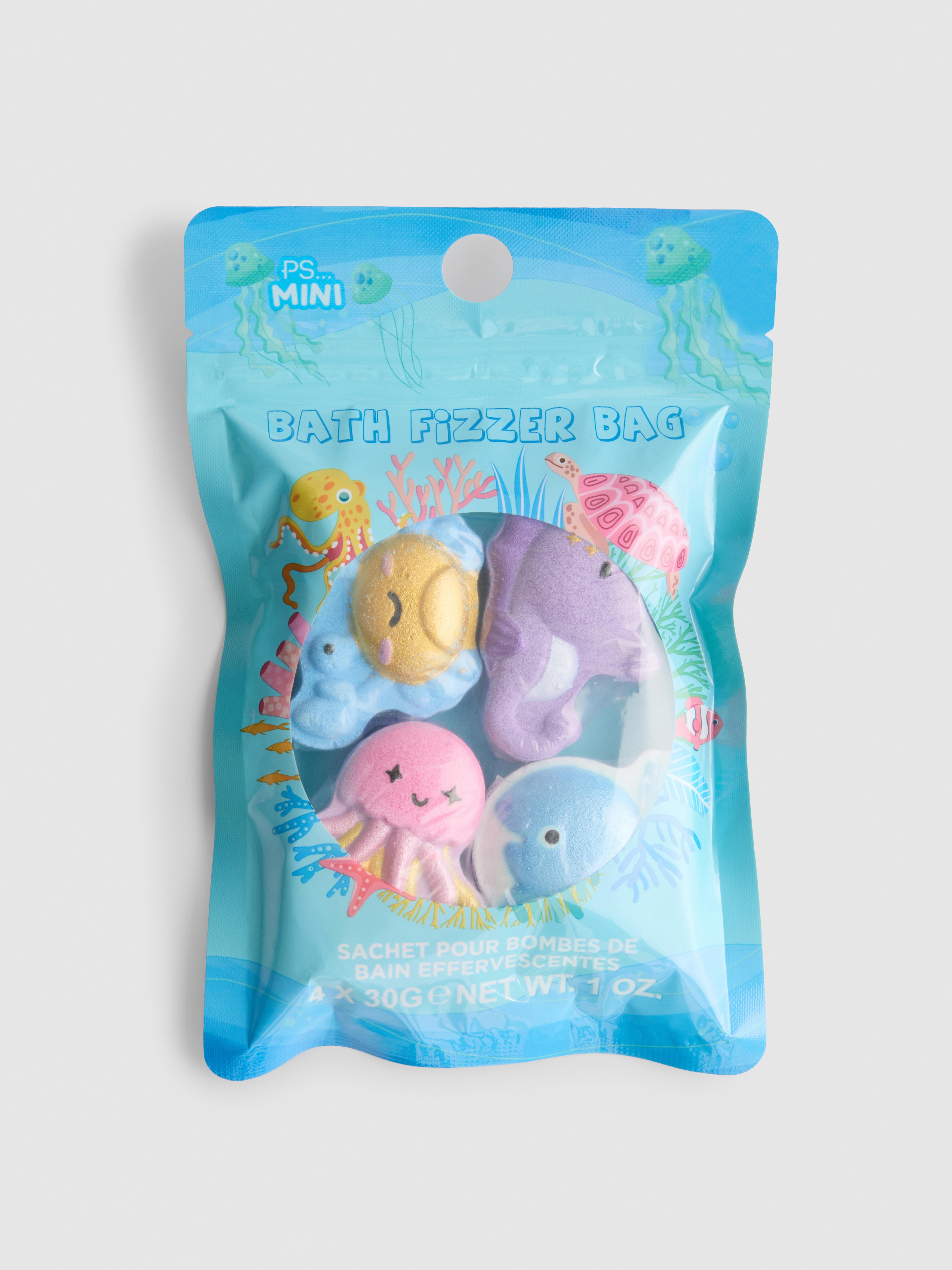 Pack 4 sais banho criaturas marinhas