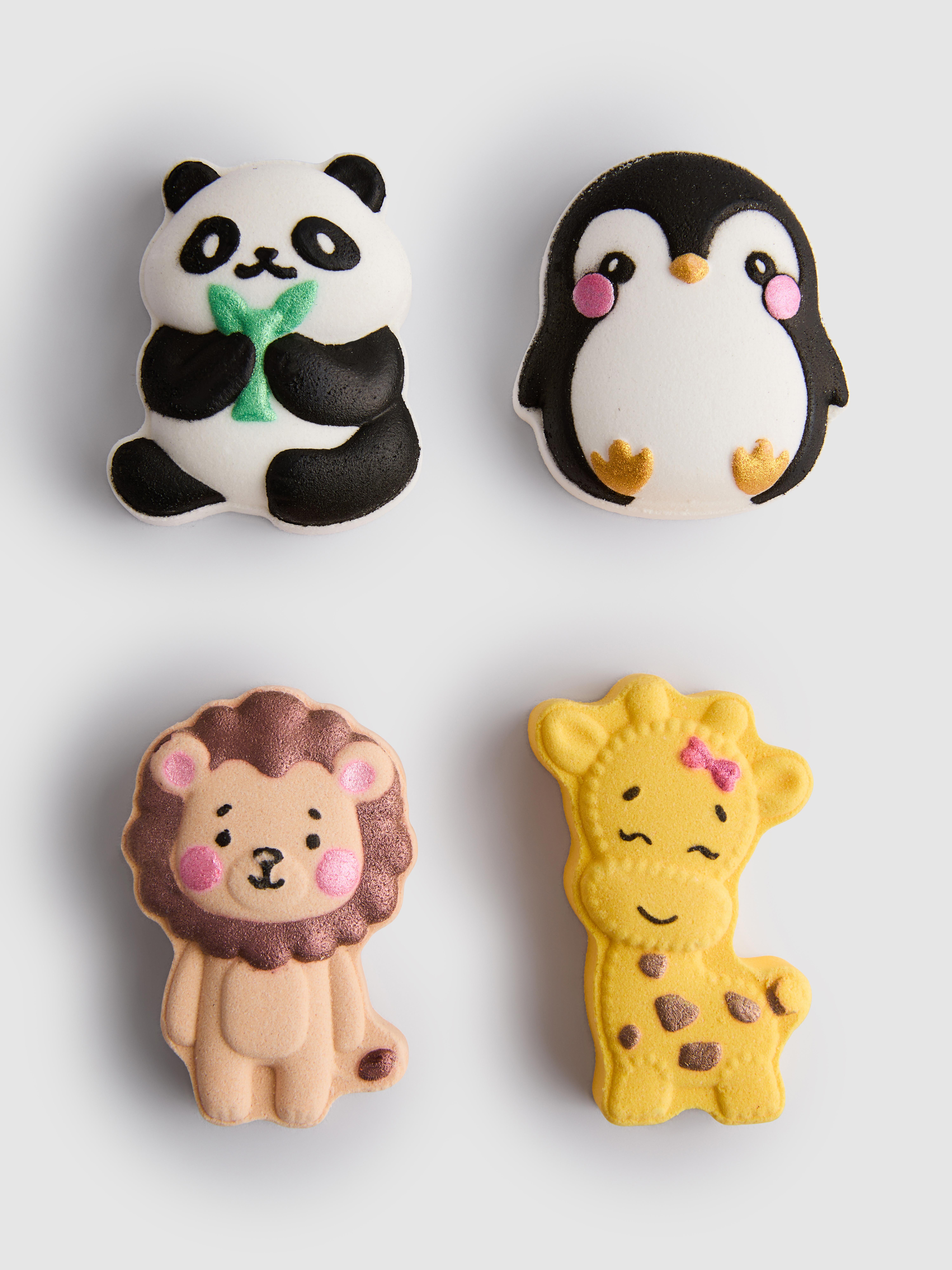 4pk PS... Mini Animal Bath Fizzers