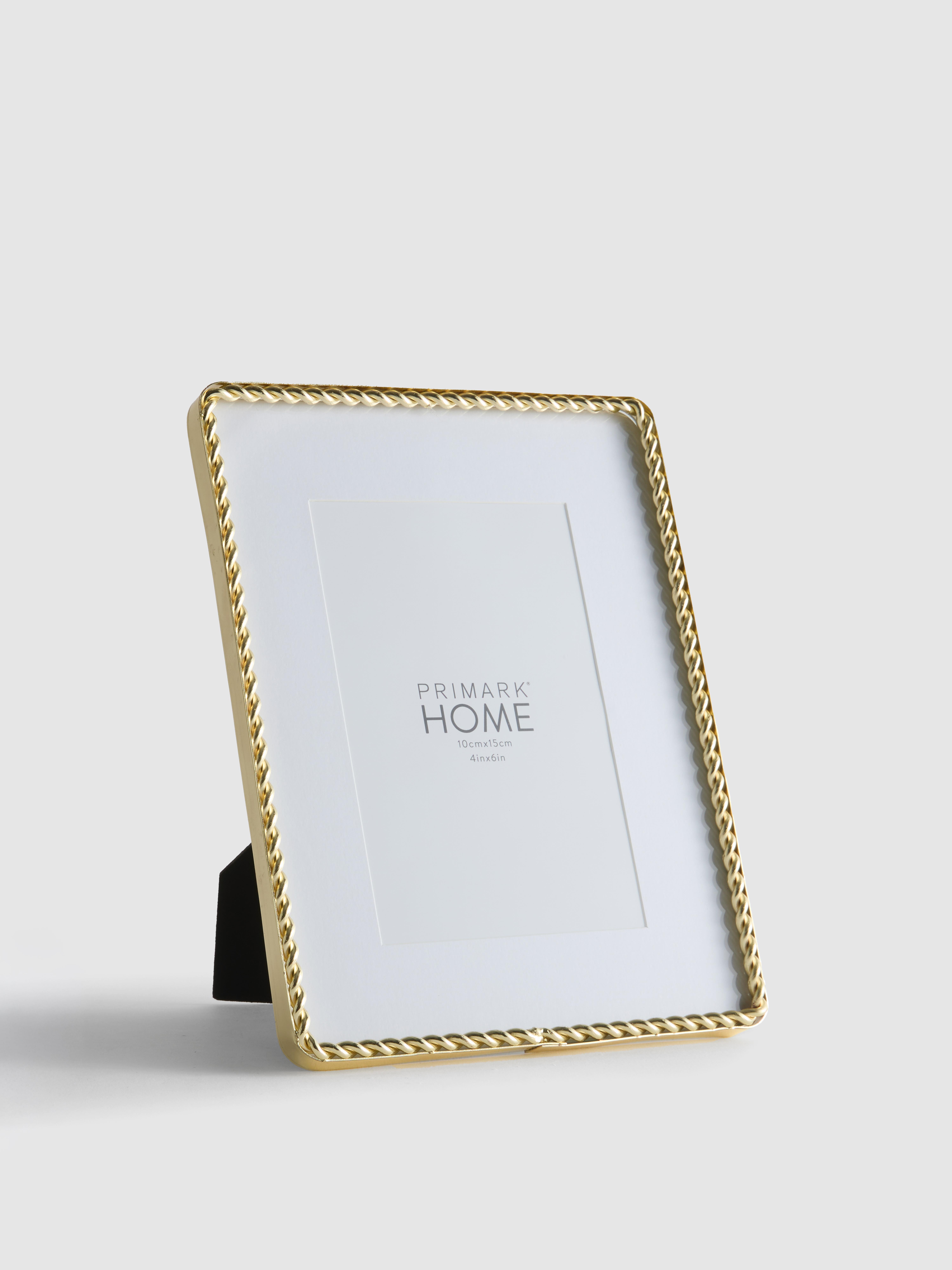 Kovinski okvir za slike v videzu vrvi | 10 × 15 cm