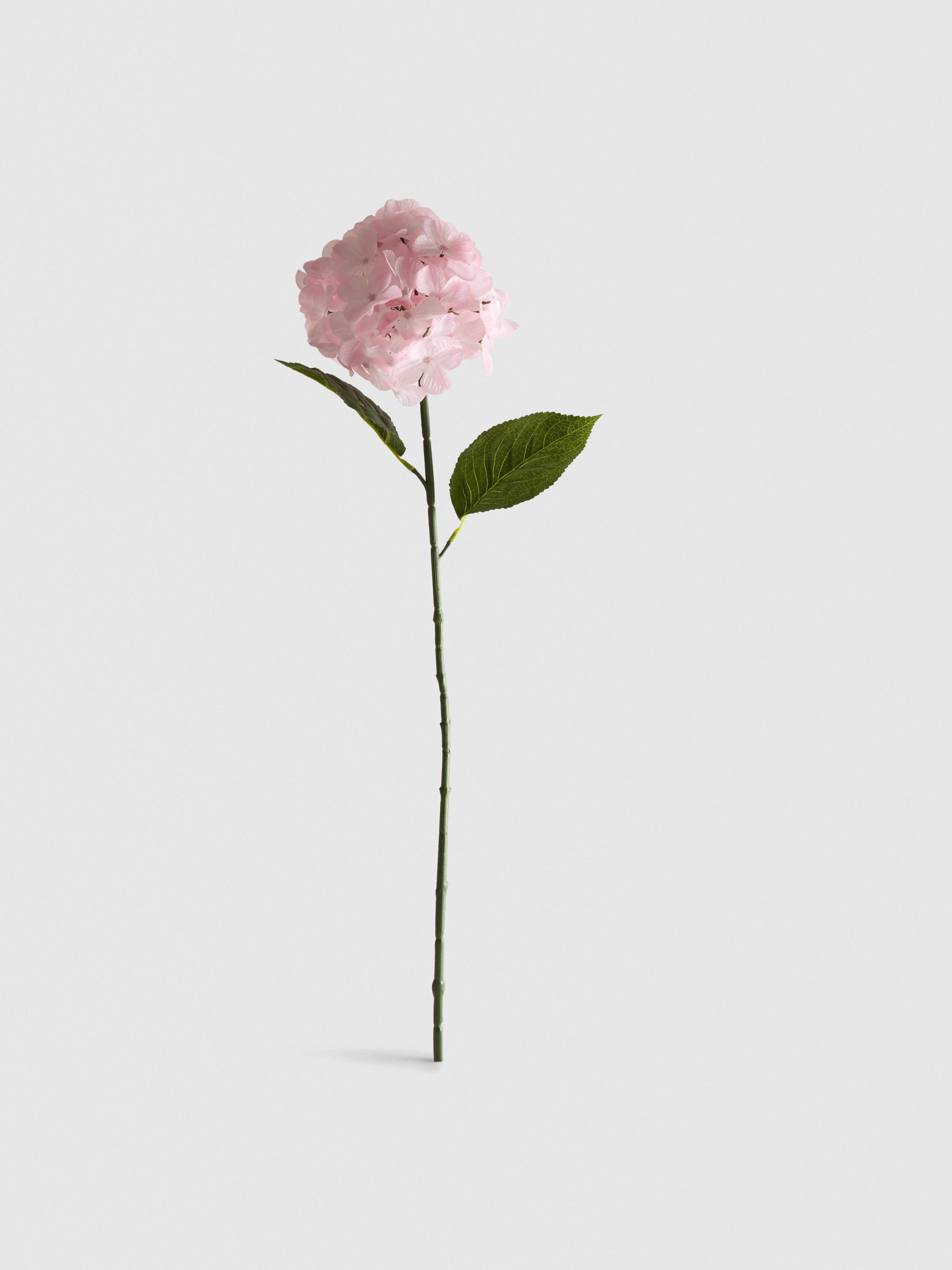 Hortensia artificial de un solo tallo