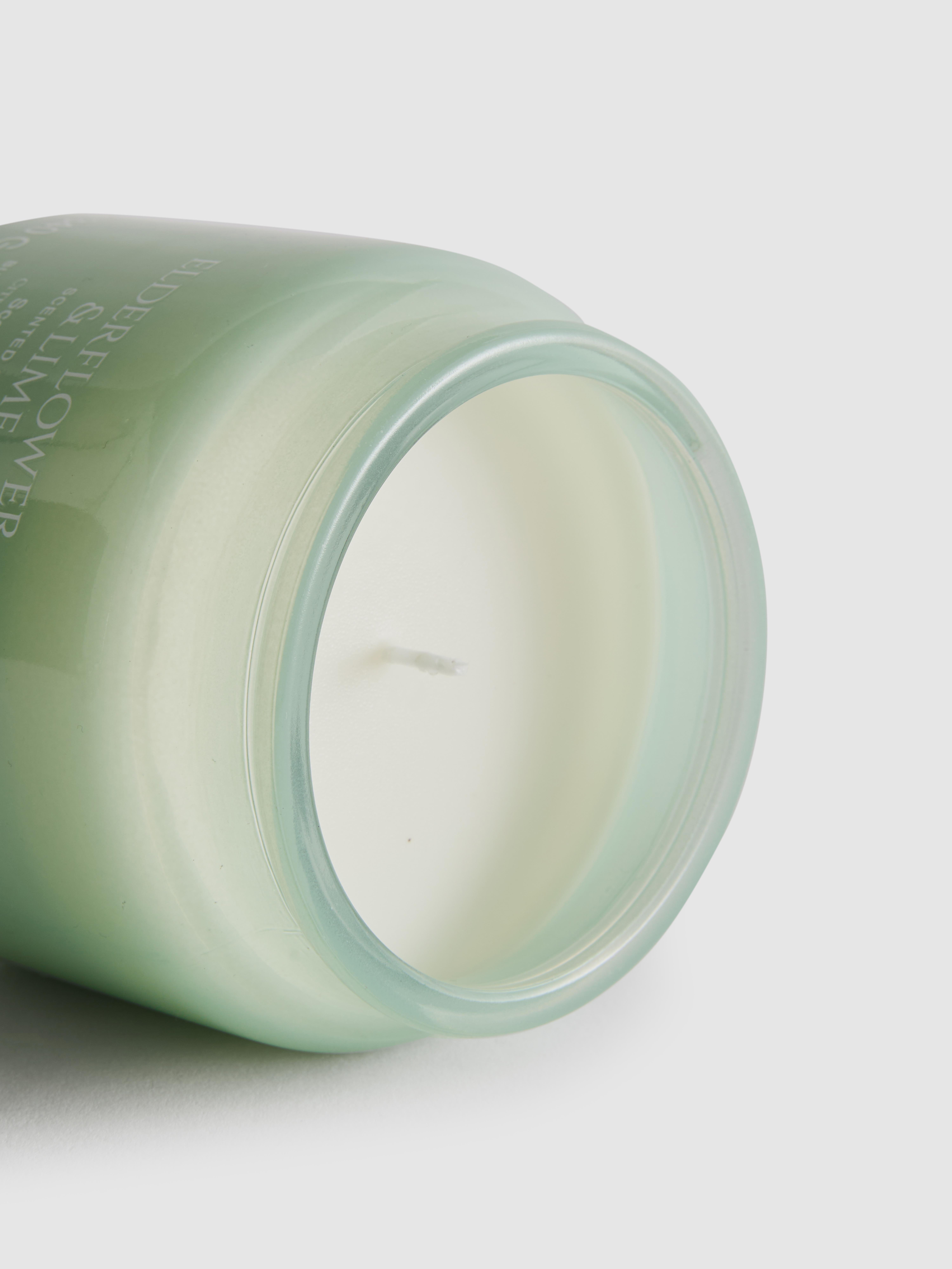 Green Large Scented Candle In Lidded J