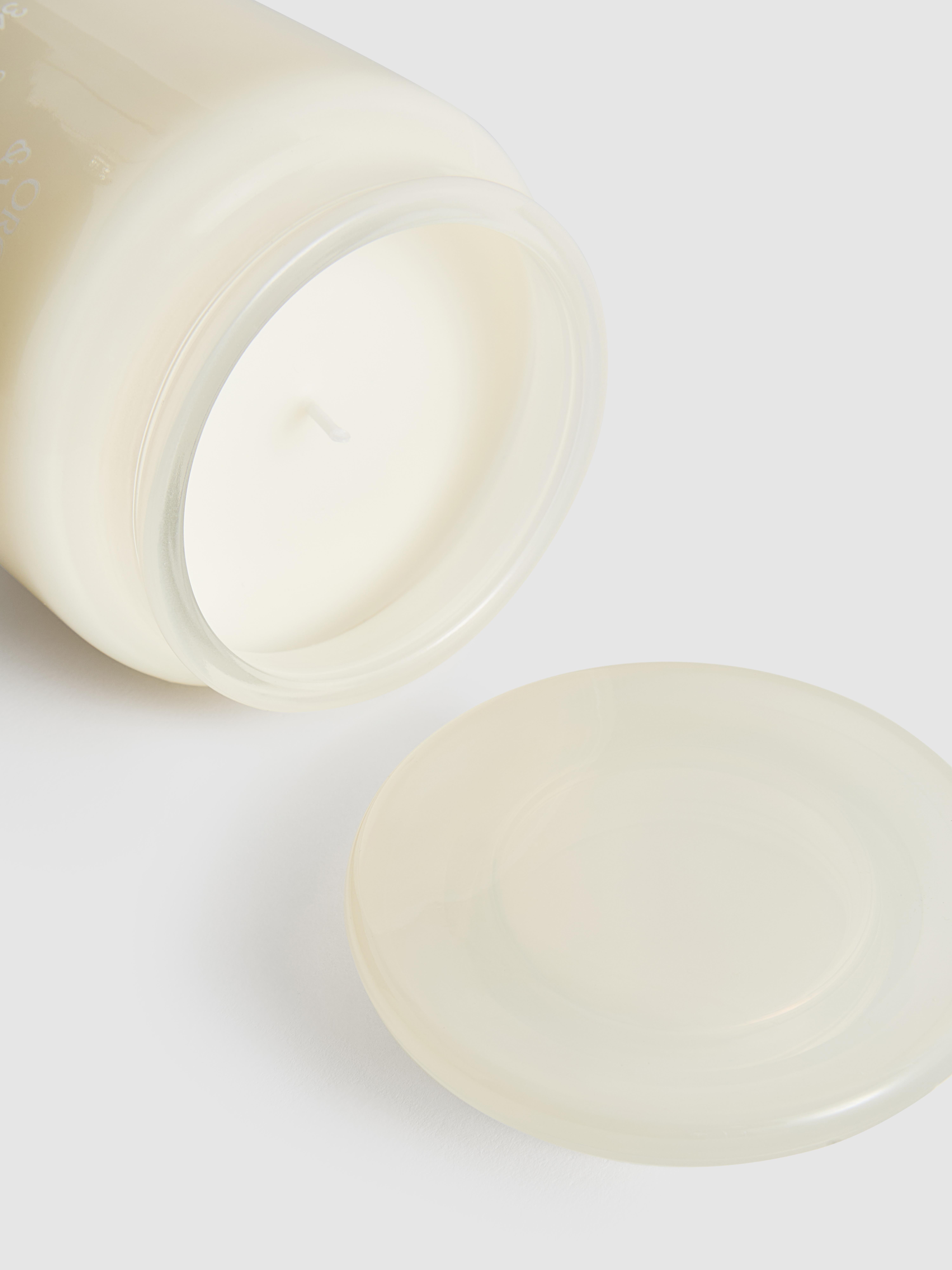 Taupe Large Scented Candle In Lidded J