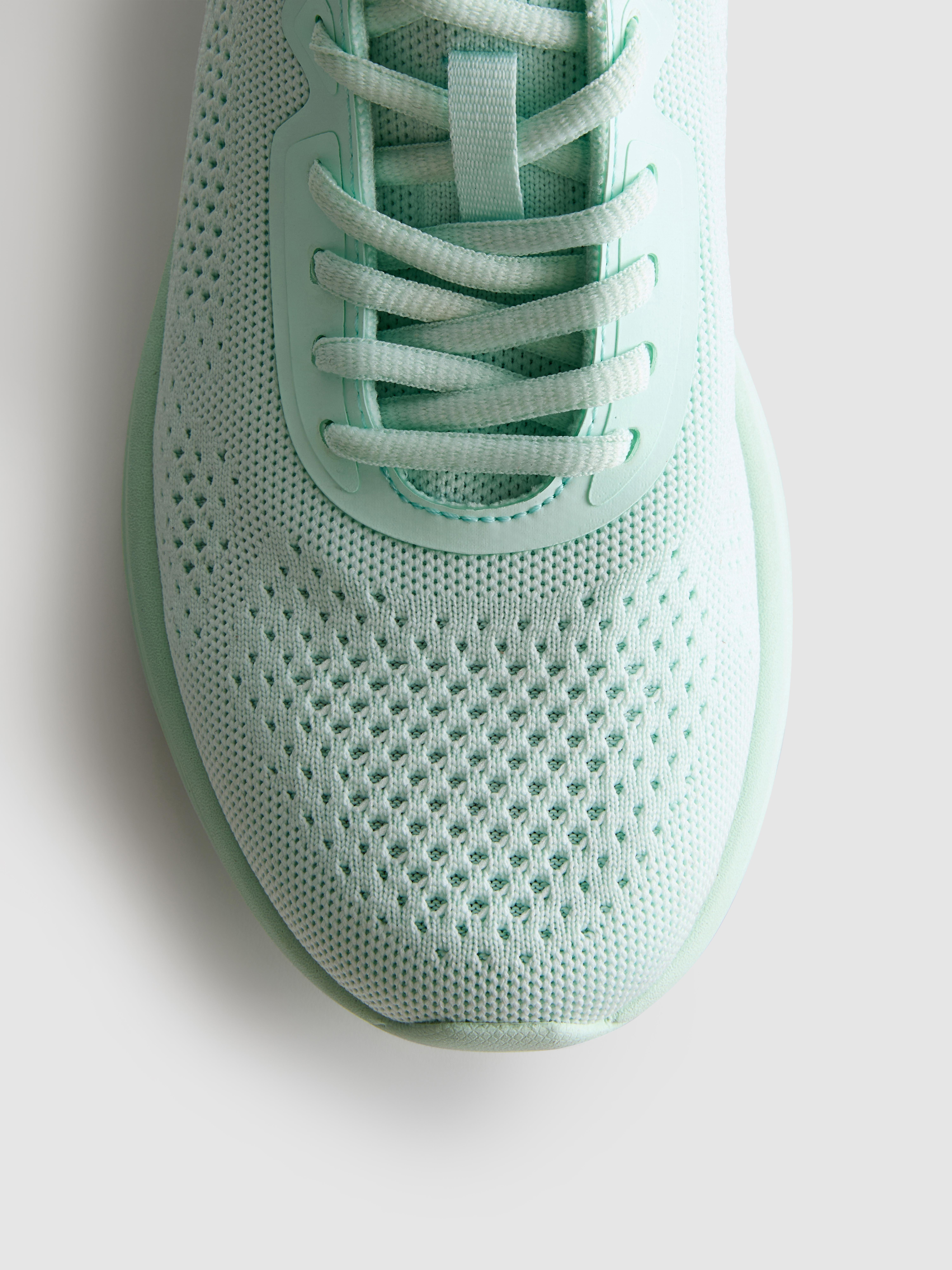 Knitted Lace-Up Trainer