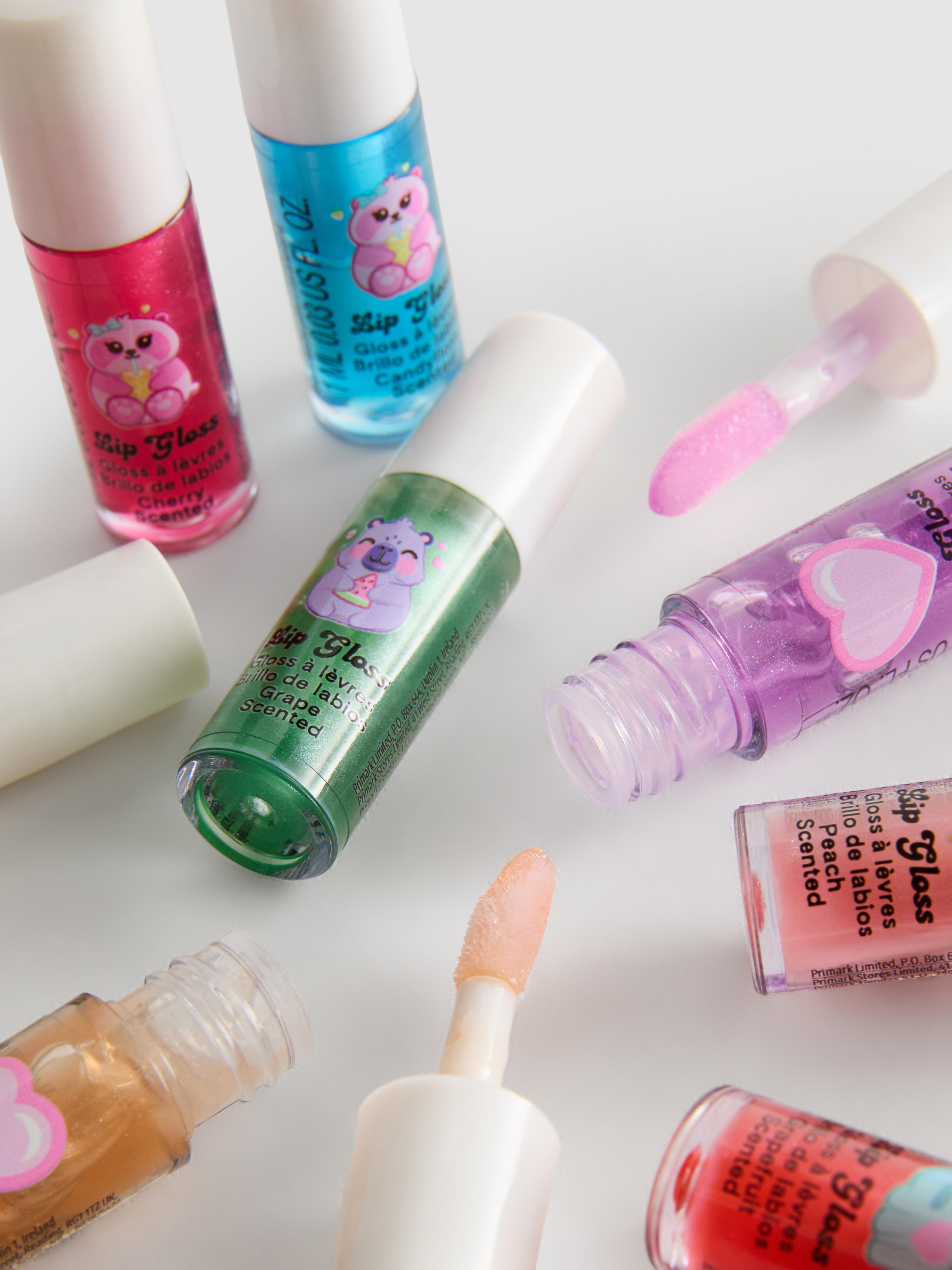 Lot de 12 mini gloss à lèvres