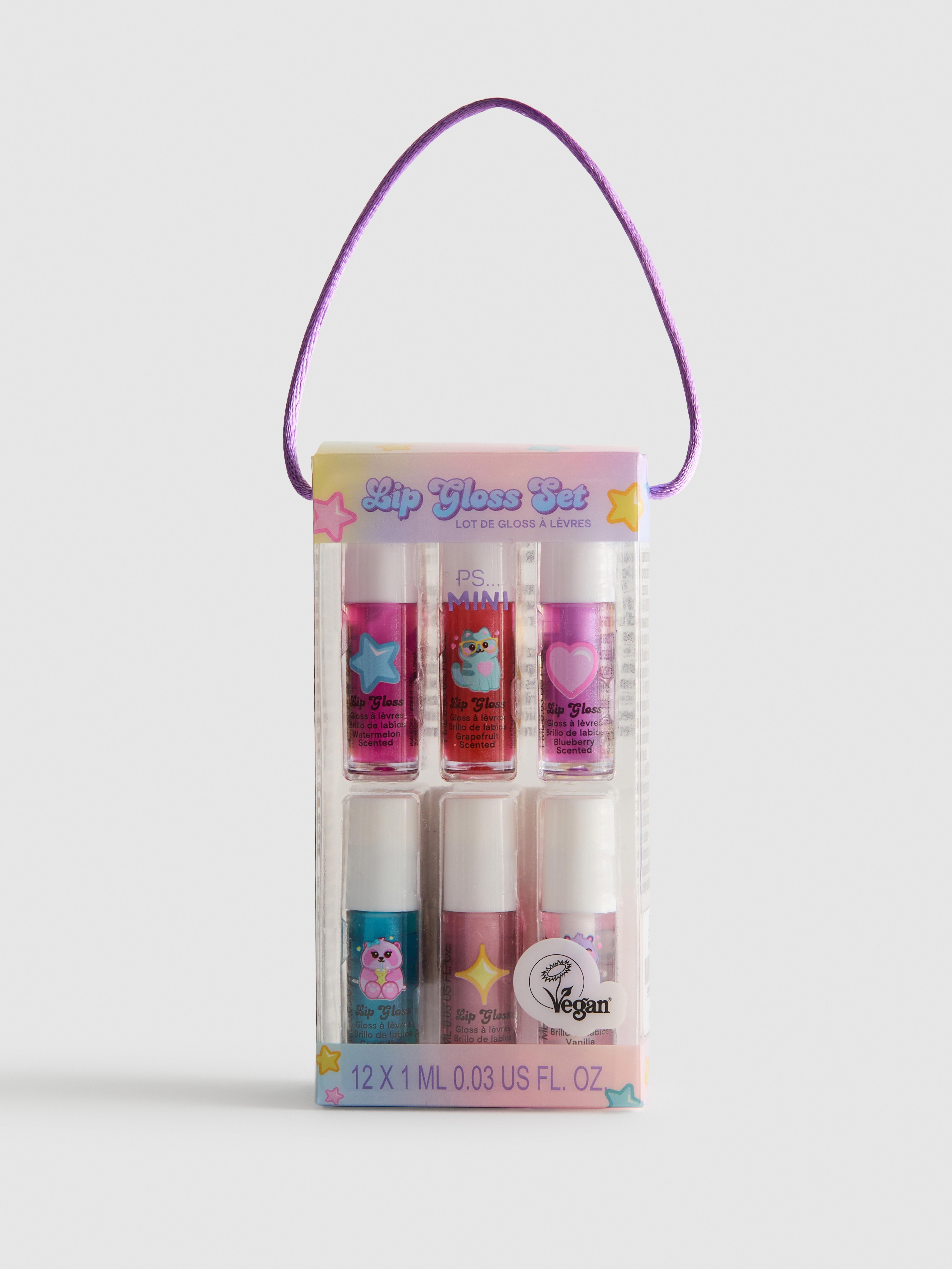 Lot de 12 mini gloss à lèvres