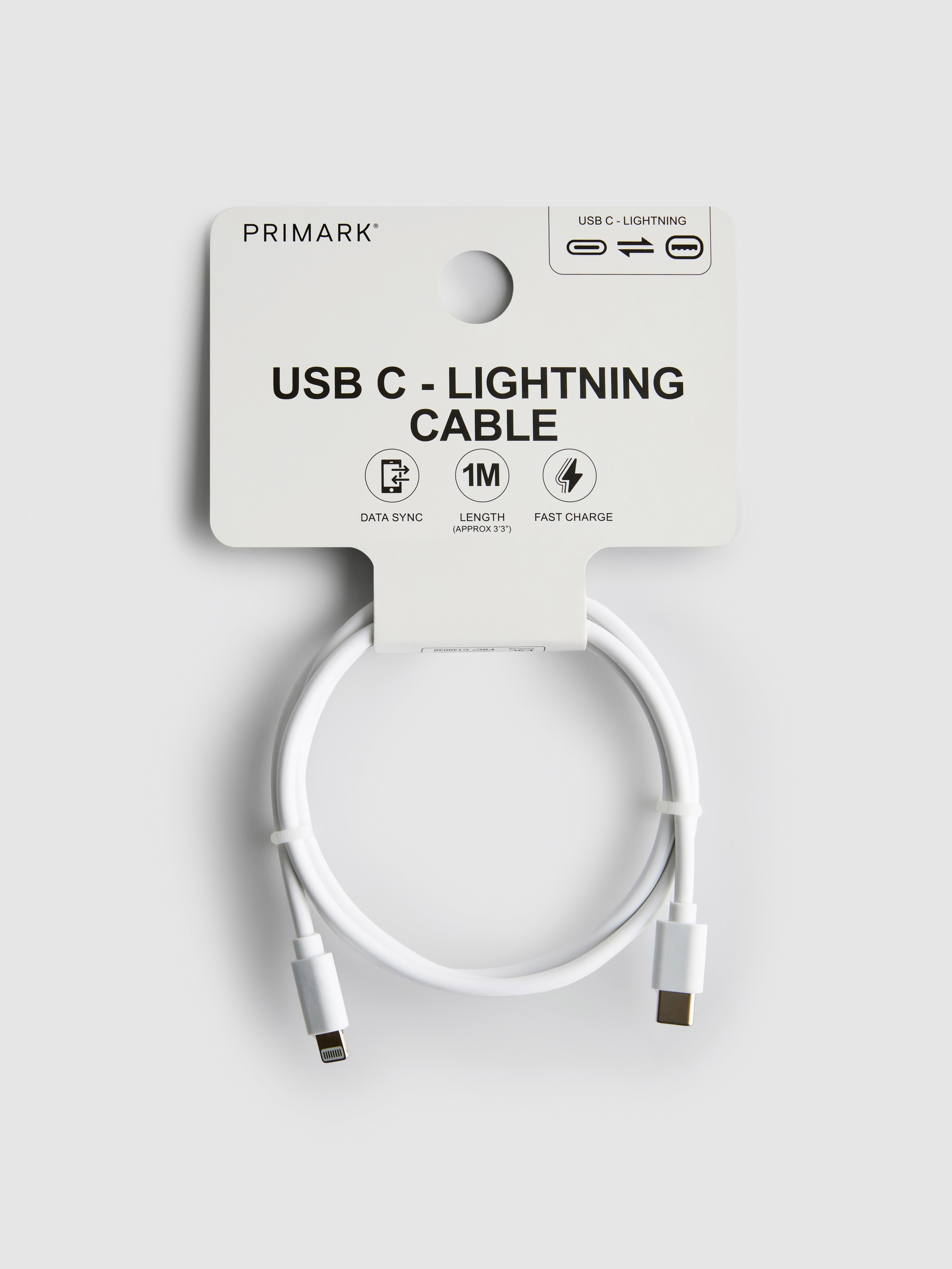 Kábel USB-C na Lightning, 1 m