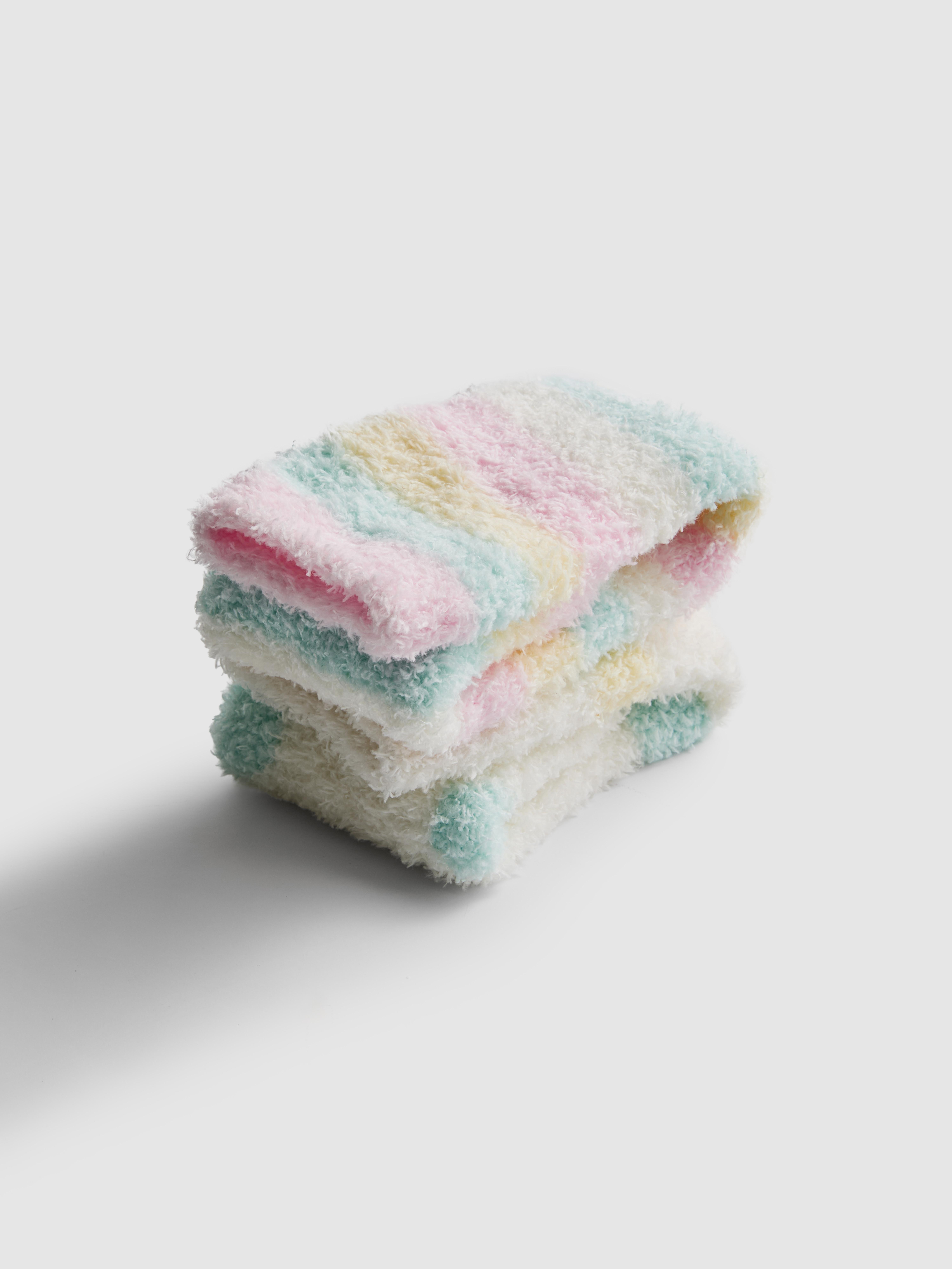 2pk Cosy Multi Coloured Socks