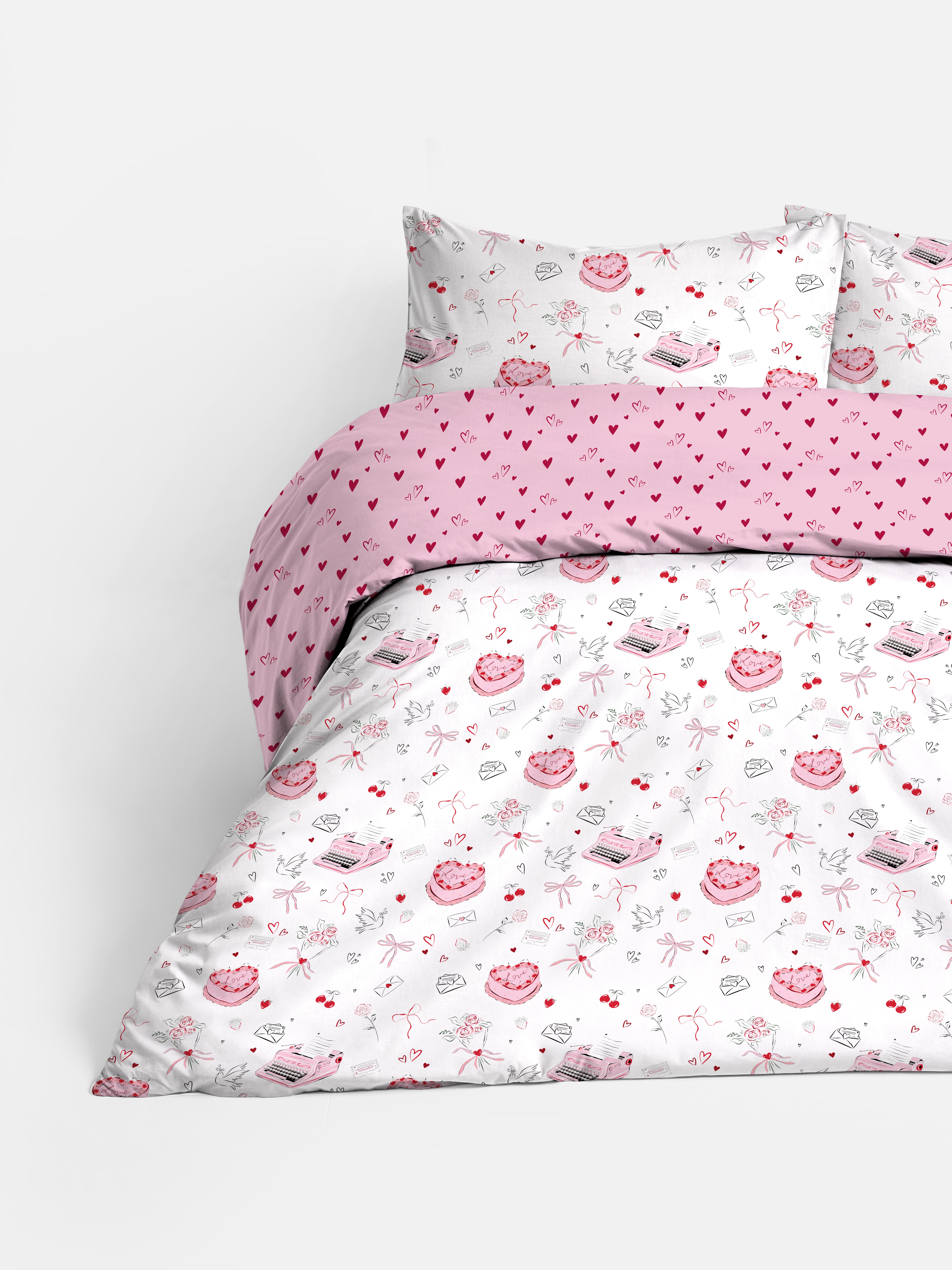 Valentines King Duvet Cover Set