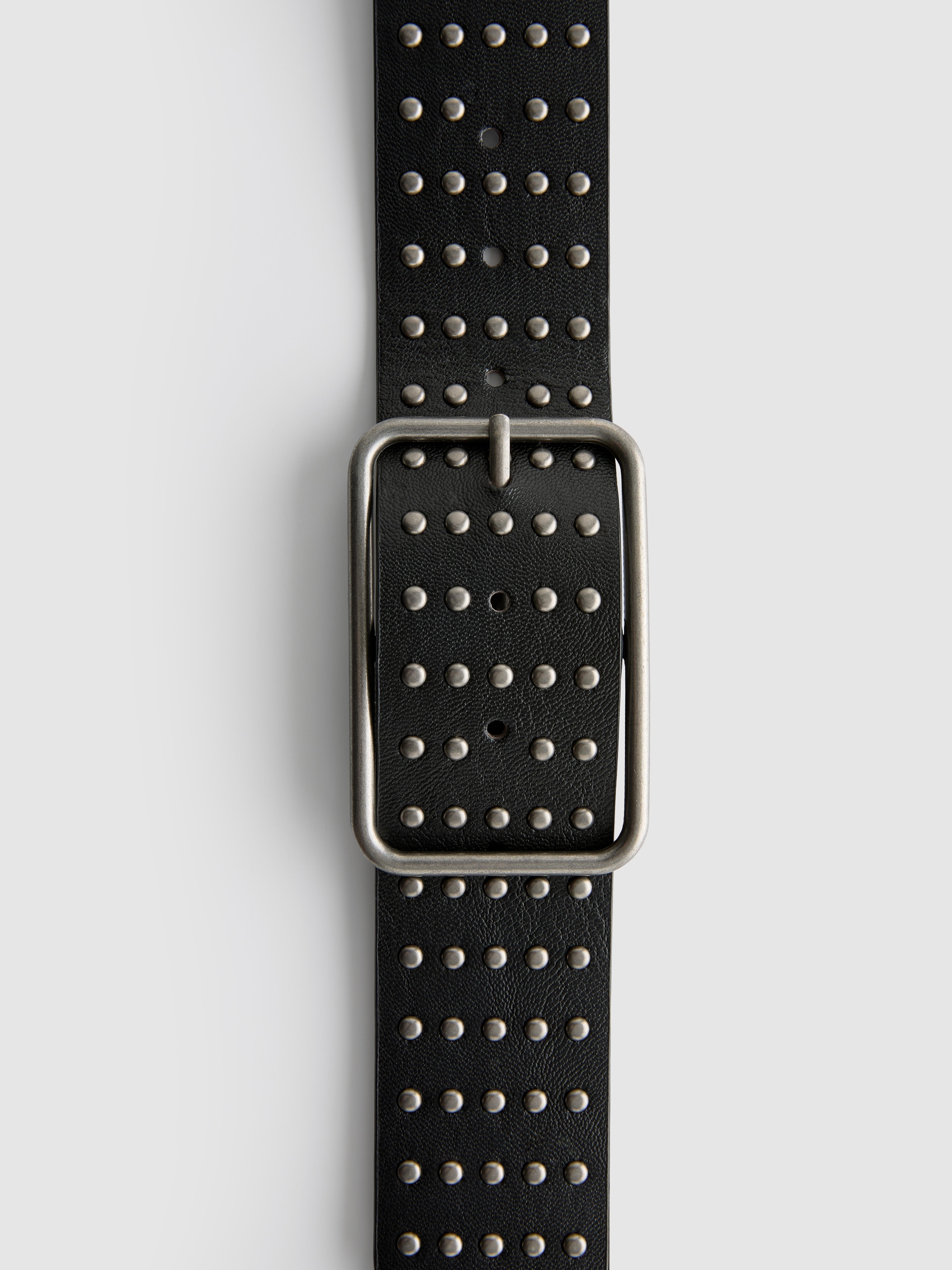 Studded Buckle Belt