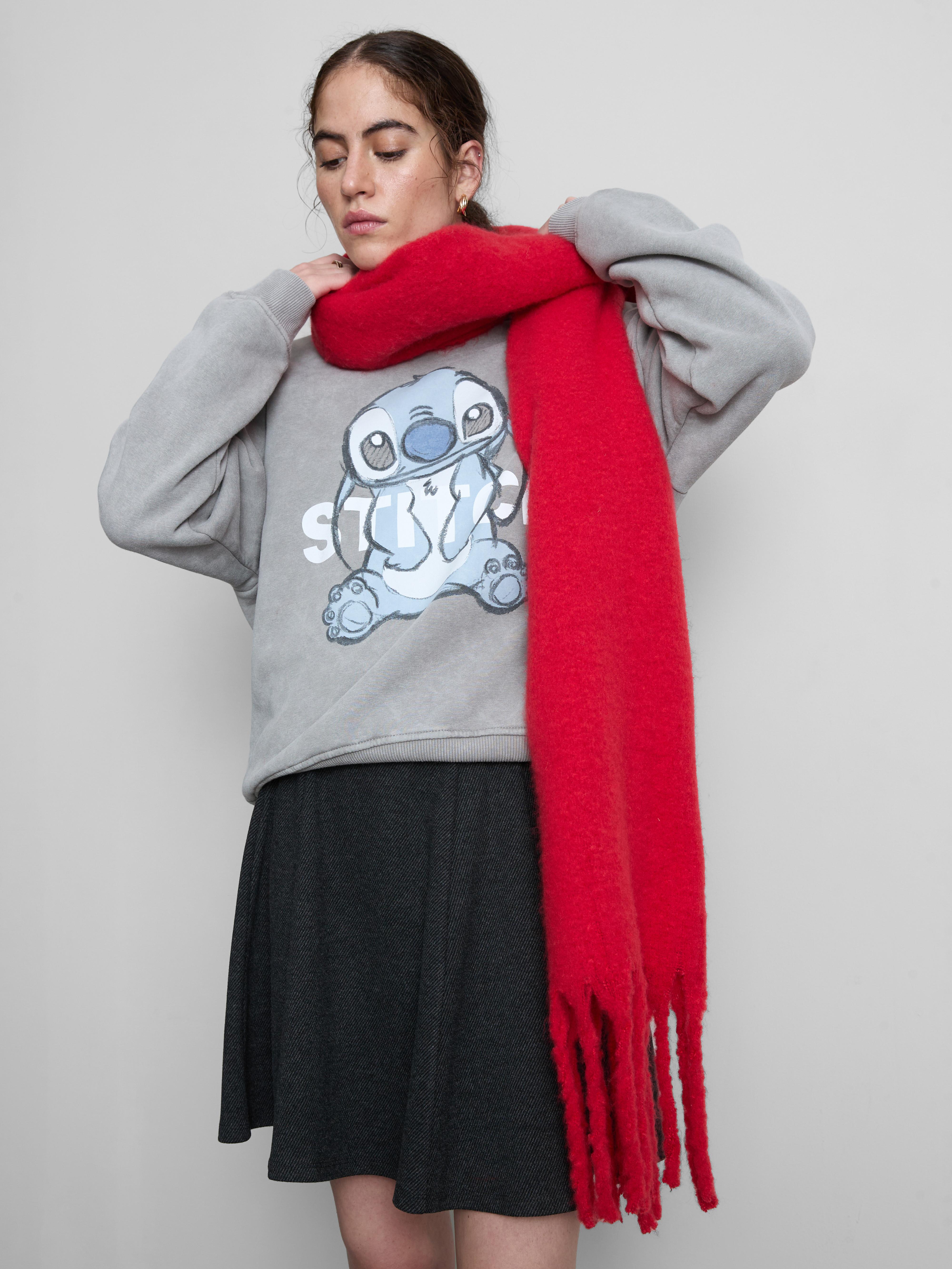 Sweter z okrągłym dekoltem i efektem sprania, Disney