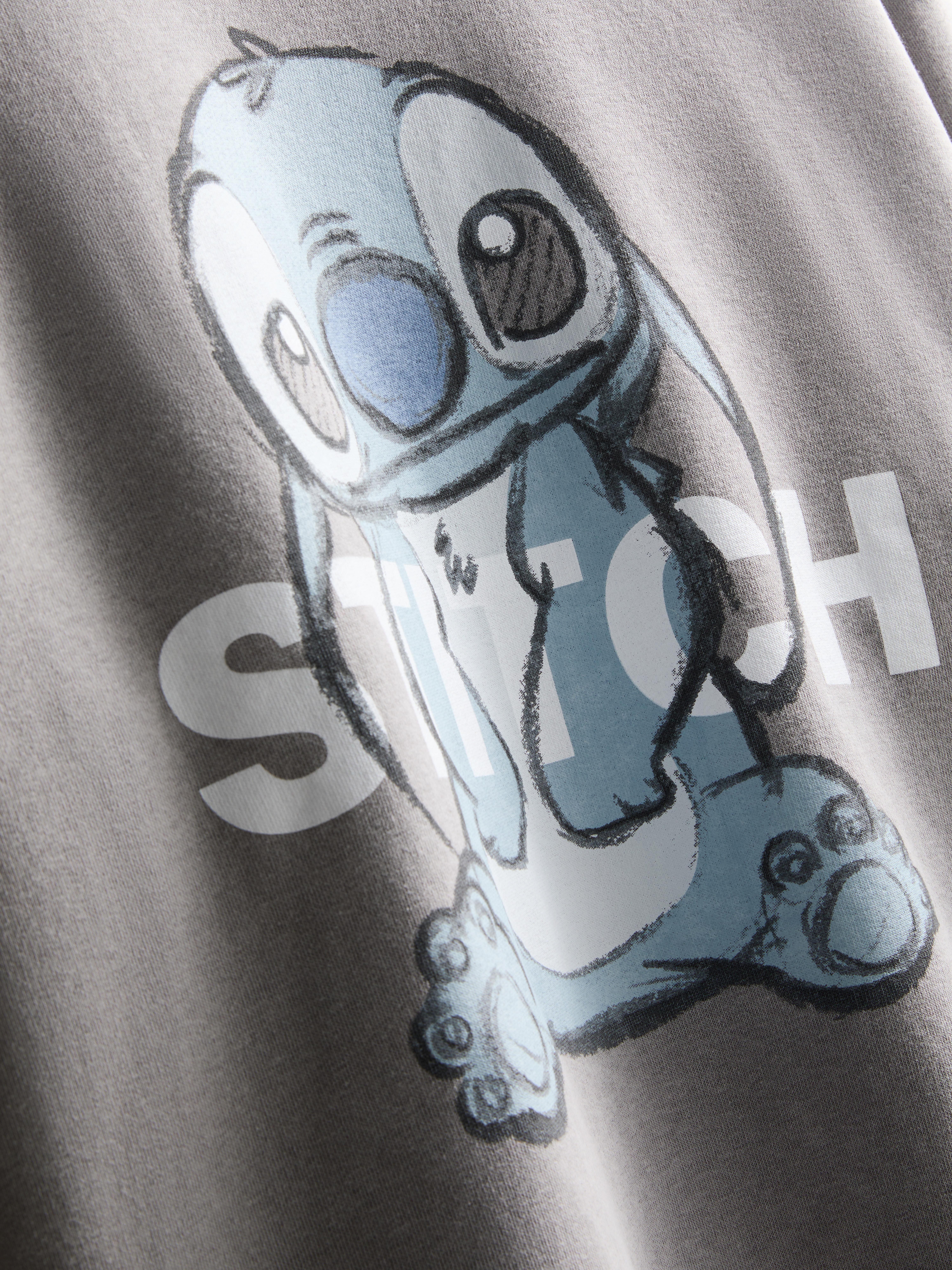 Sweter z okrągłym dekoltem i efektem sprania, Disney