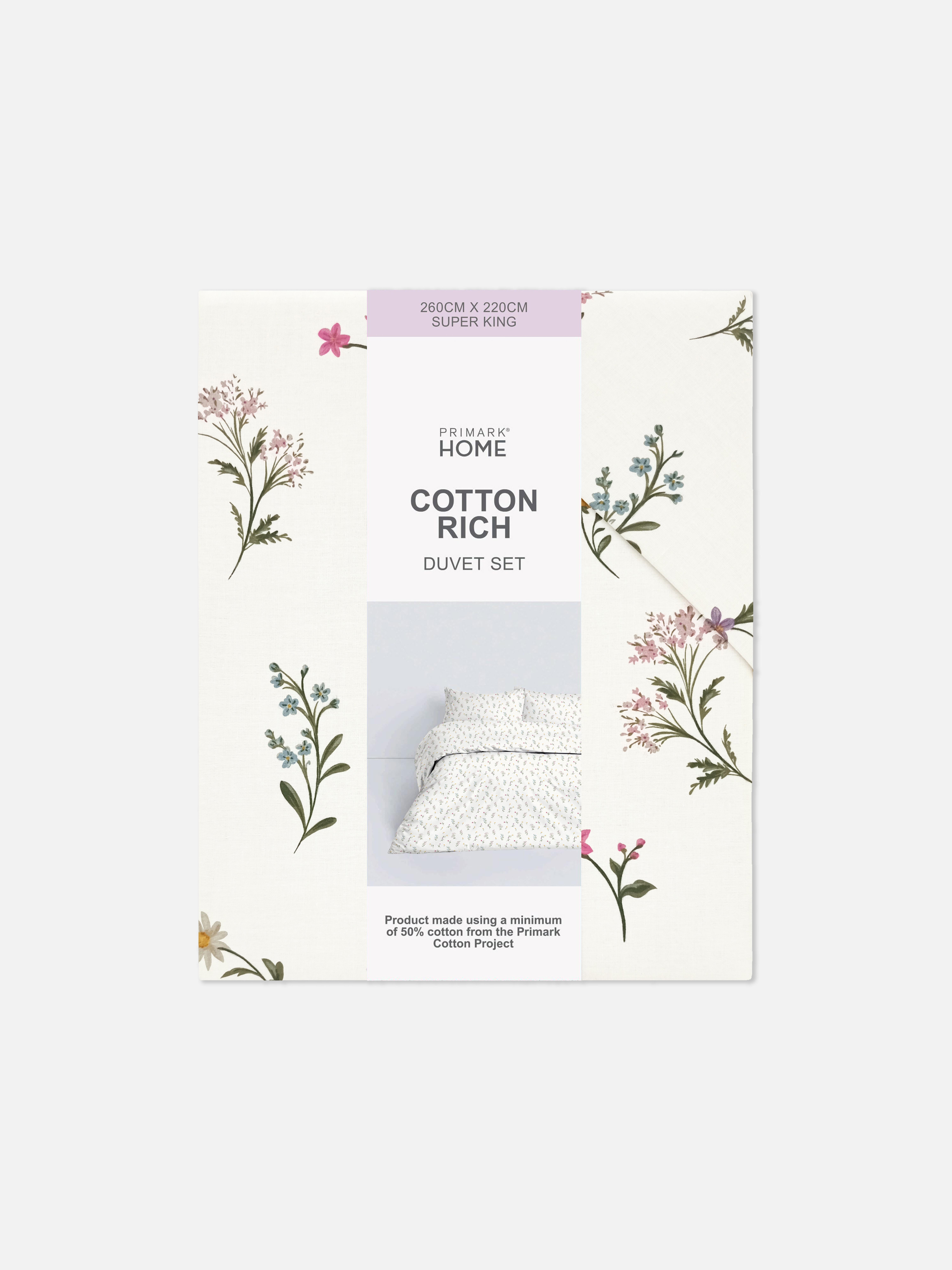 Wildflower Super King Duvet Cover Set