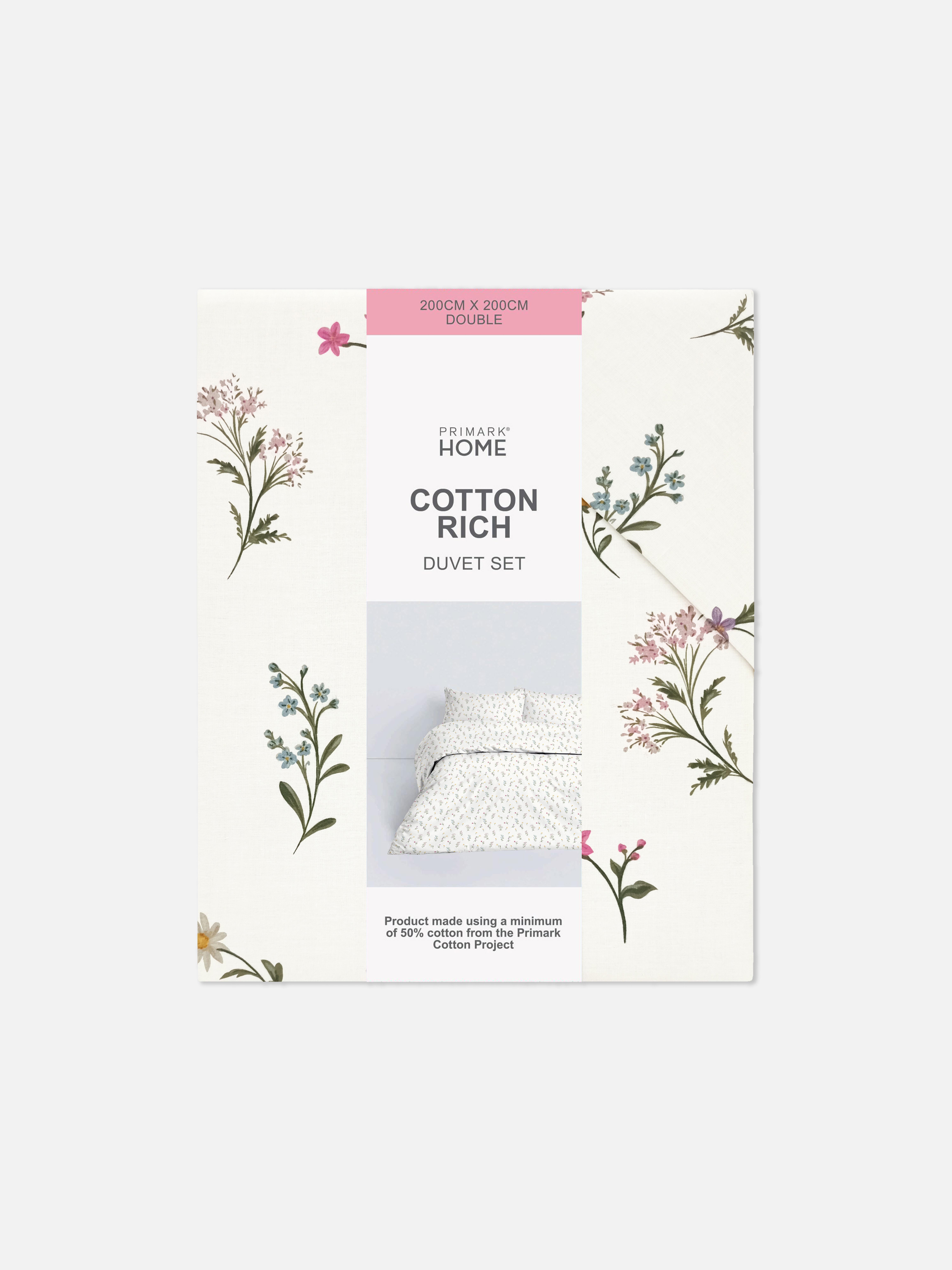 Wildflower Double Duvet Cover Set
