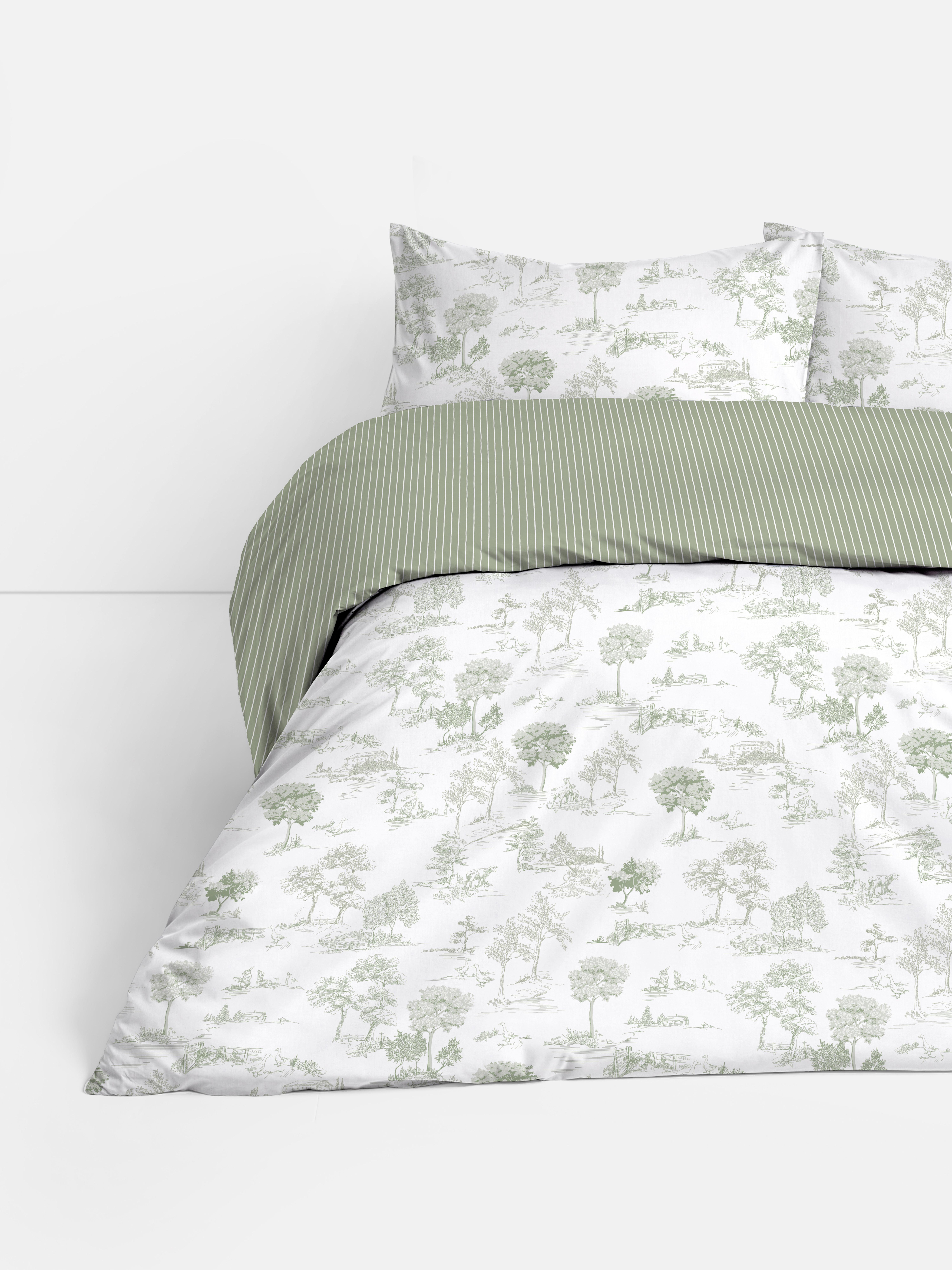Toile Double Duvet Cover Set