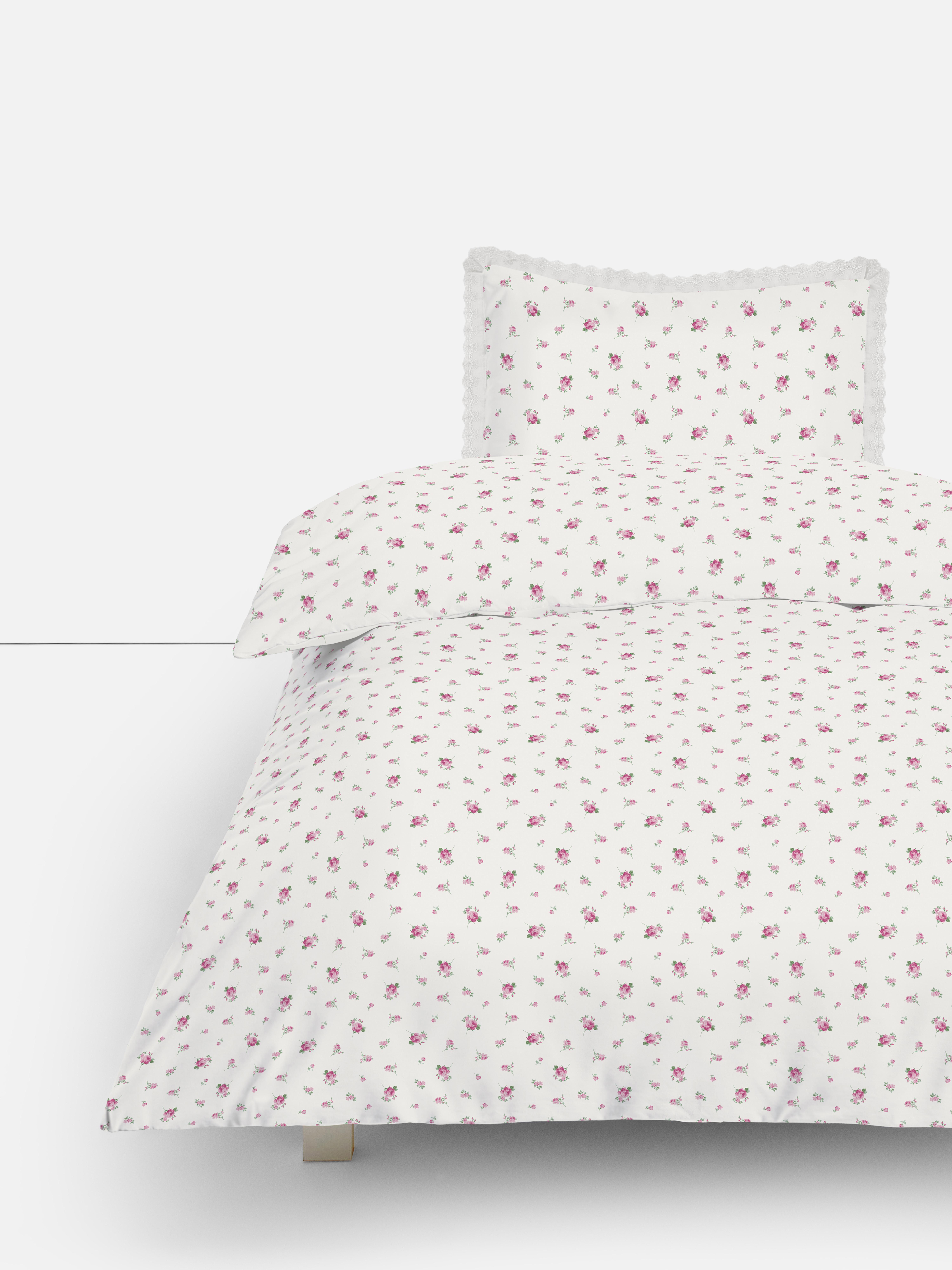 Micro Floral Single Duvet Cover Set