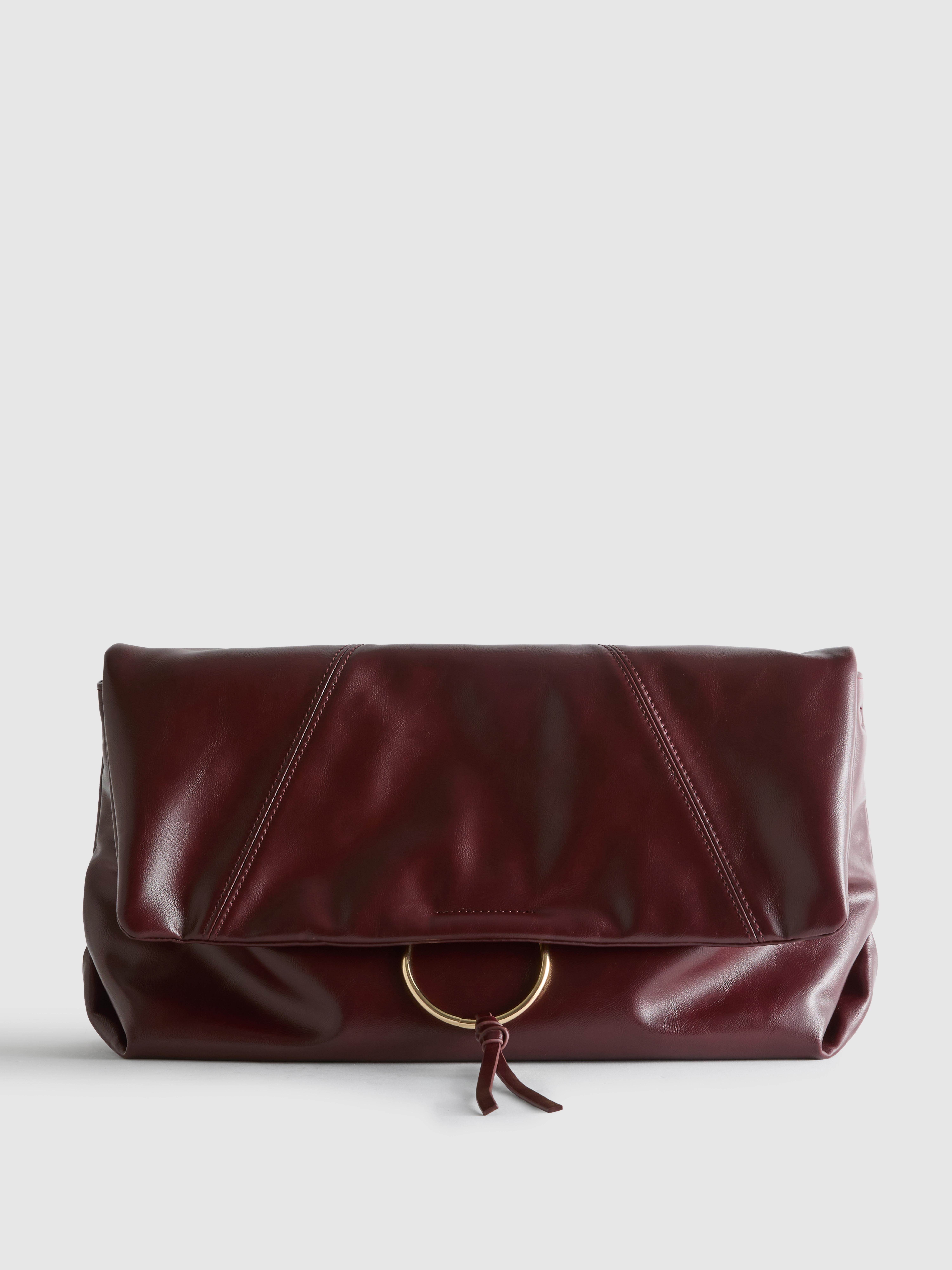 Oil Slick O-Ring Clutch Bag