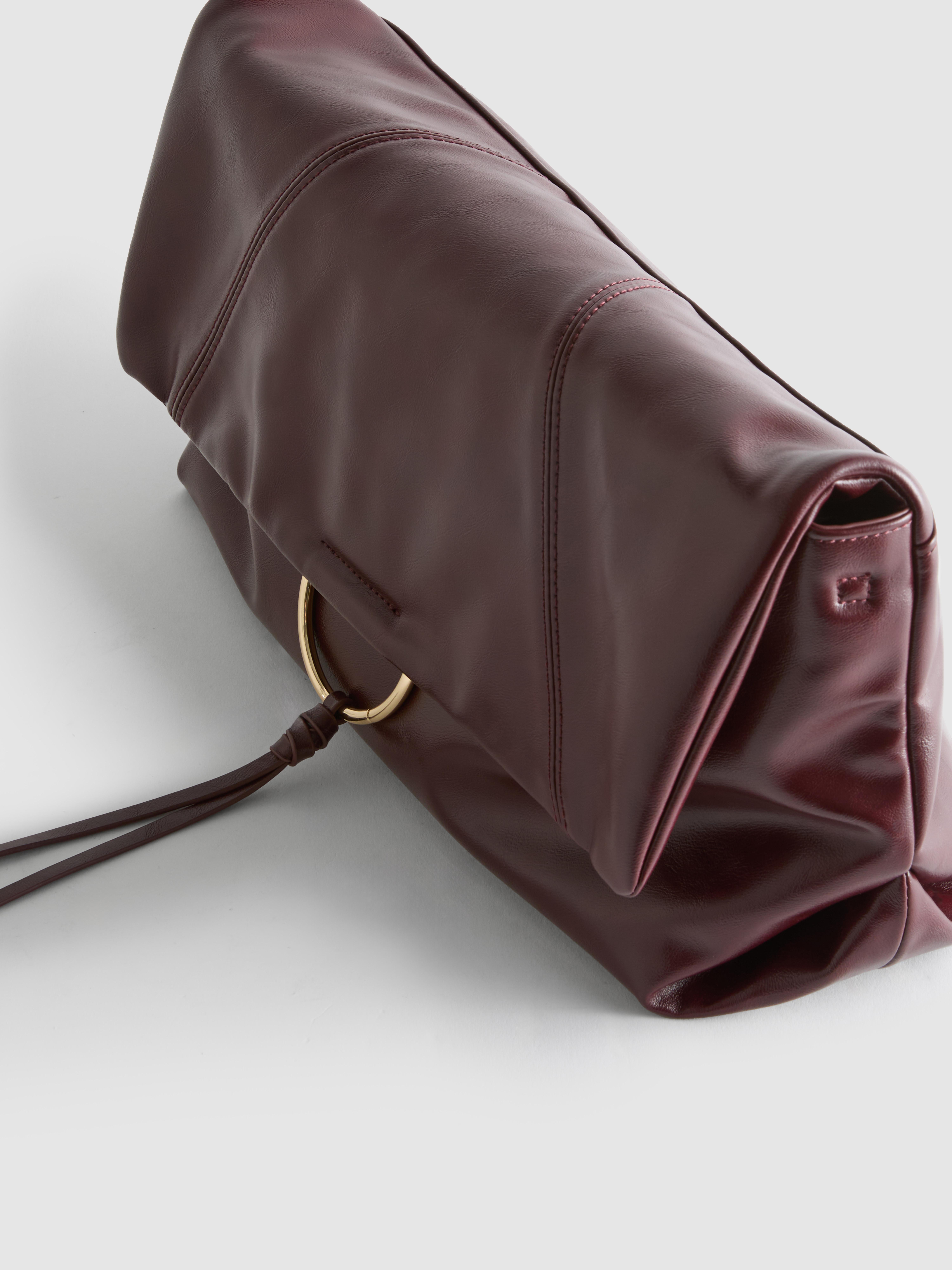 Oil Slick O-Ring Clutch Bag