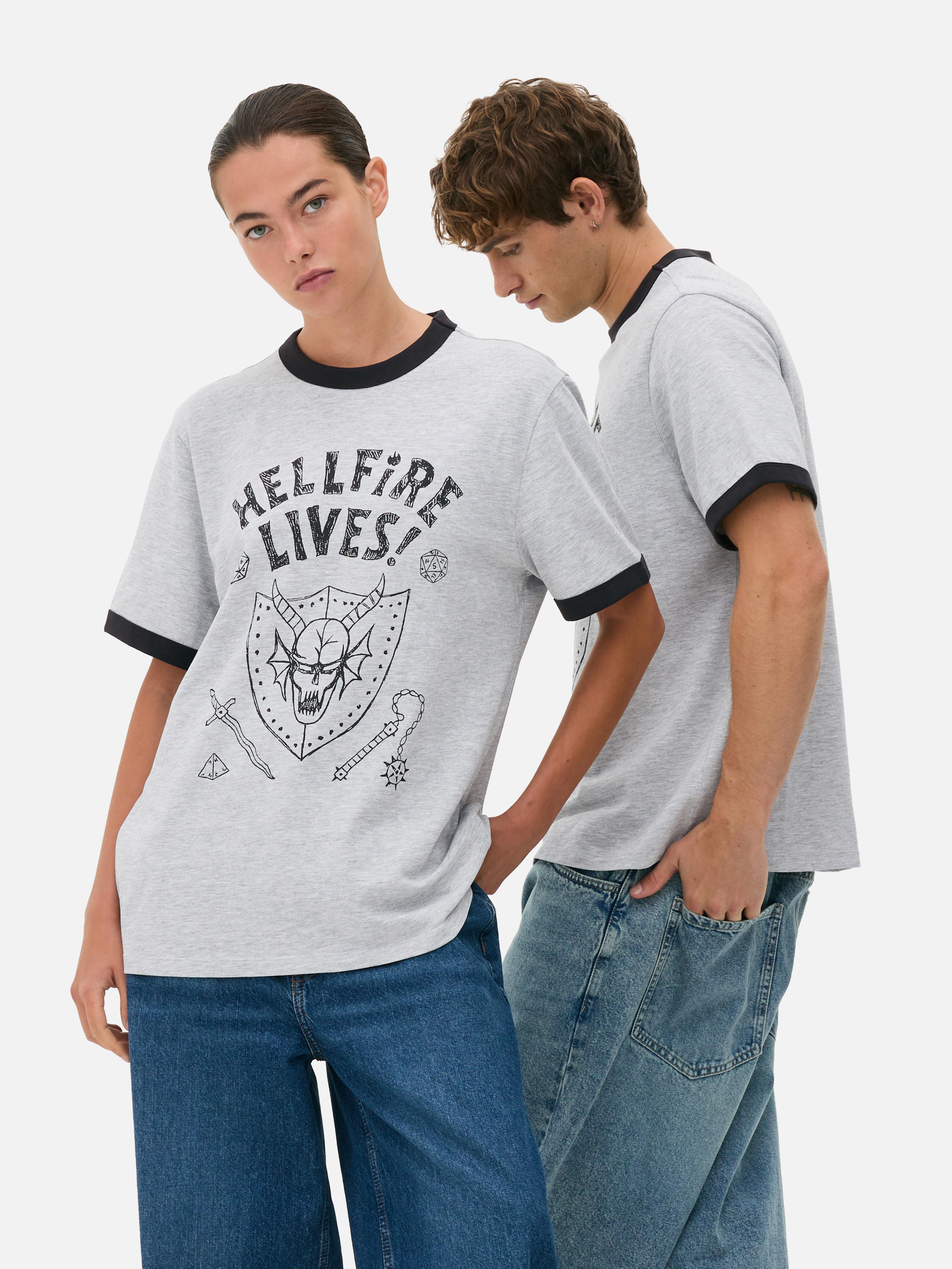Stranger Things Hellfire Lives Short Sleeve T-Shirt
