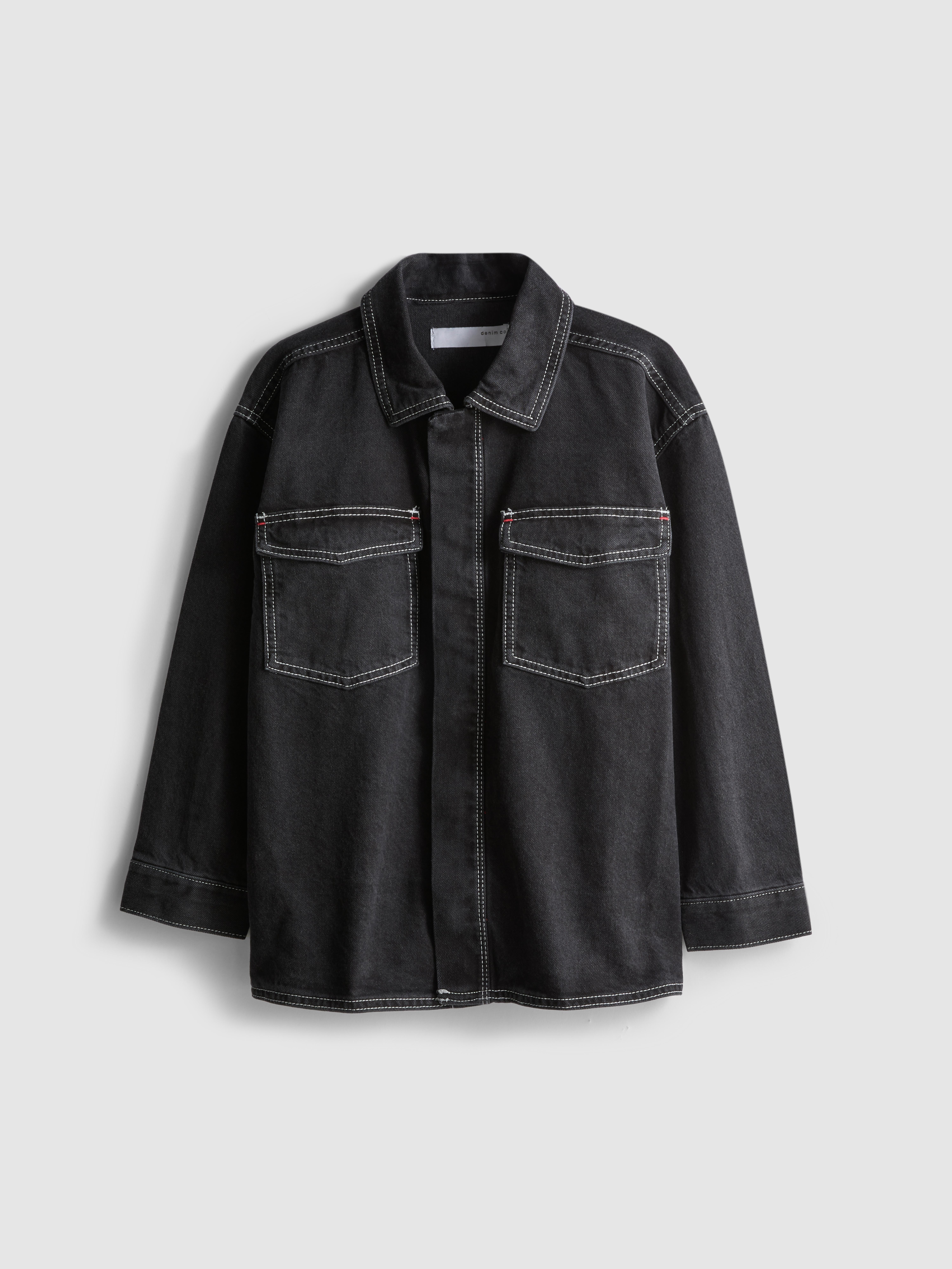 9-15yrs | Contrast Stitch Denim Shirt