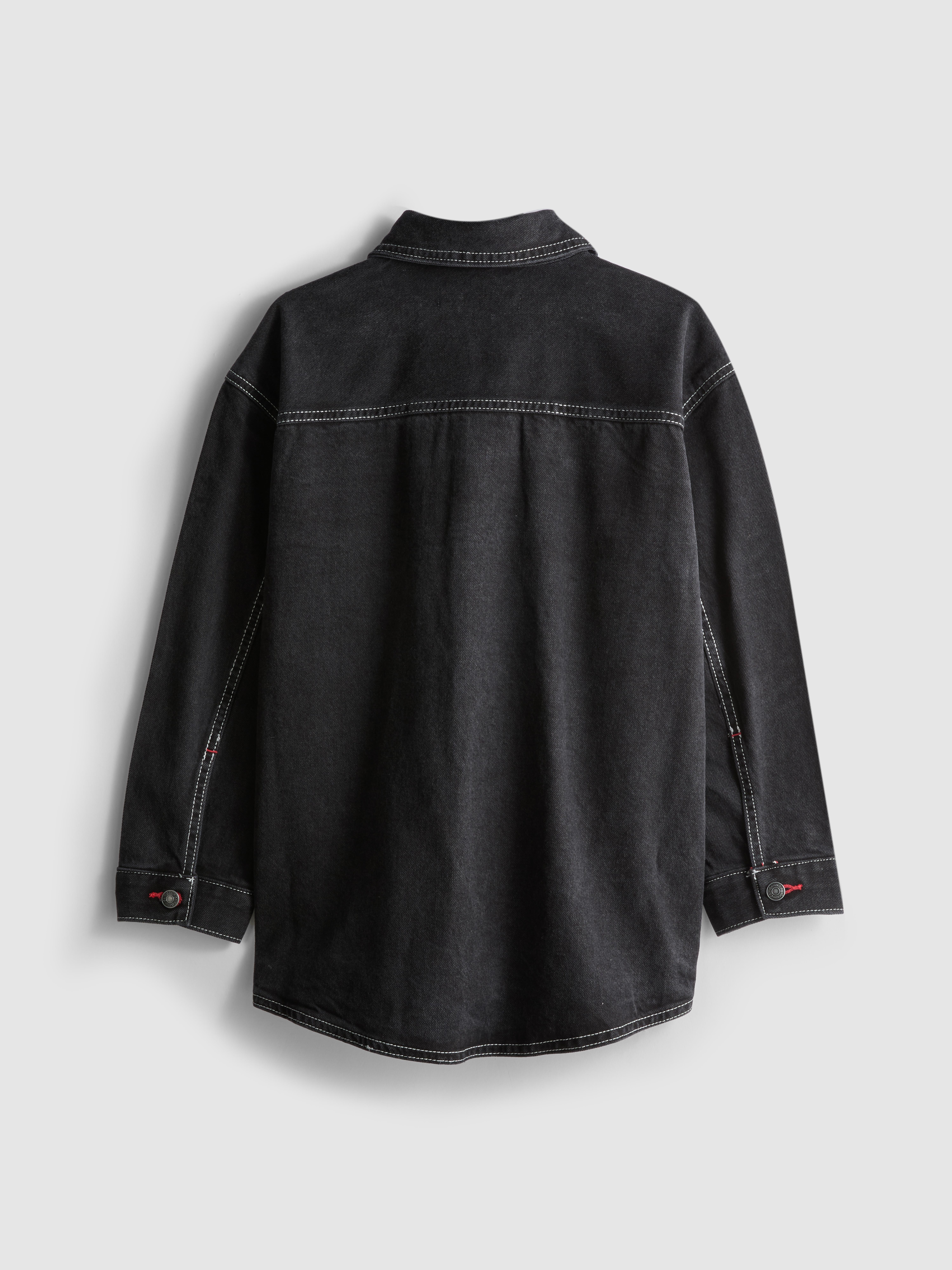 9-15yrs | Contrast Stitch Denim Shirt