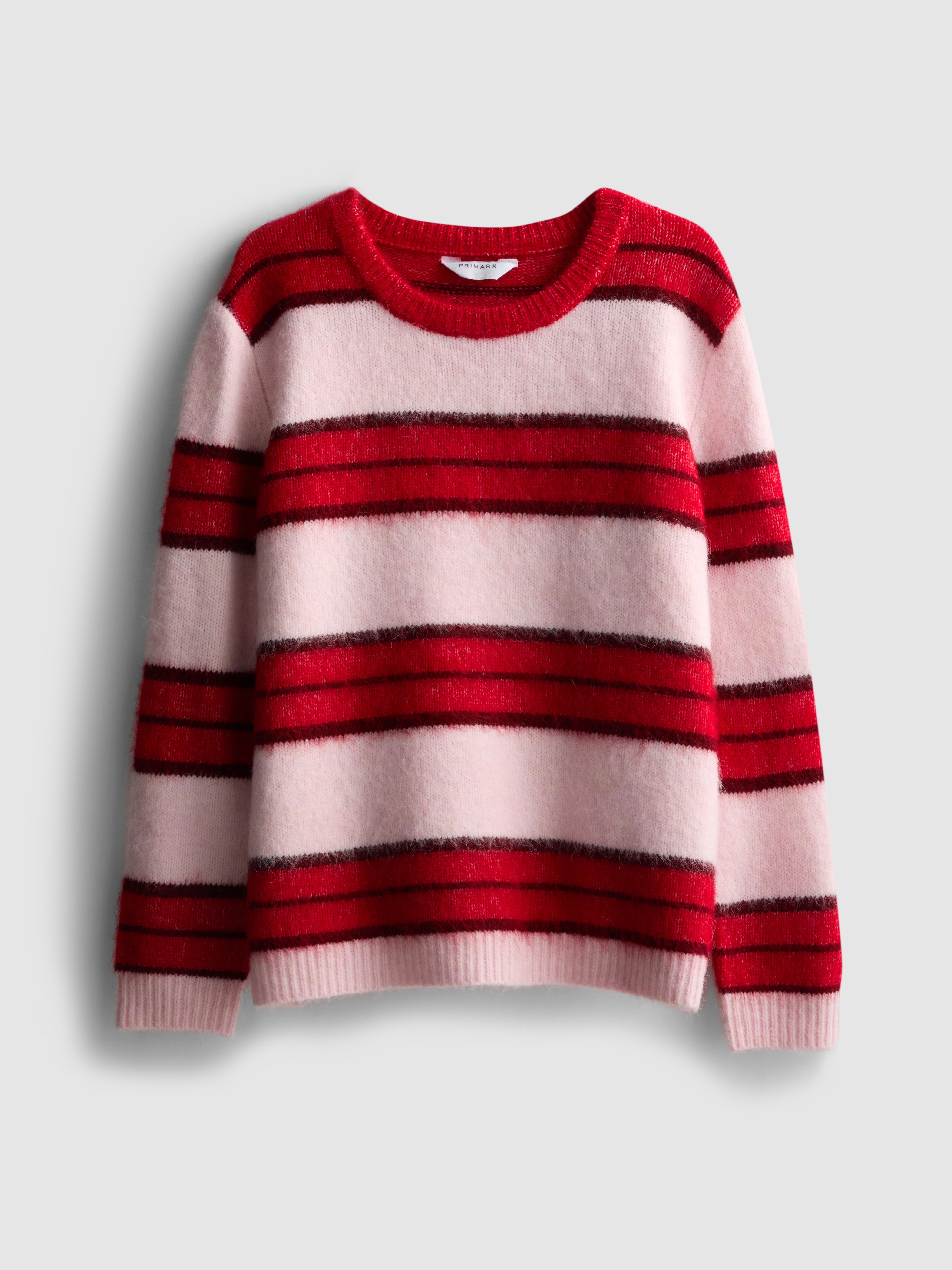 9-15yrs | Stripe Fluffy Jumper