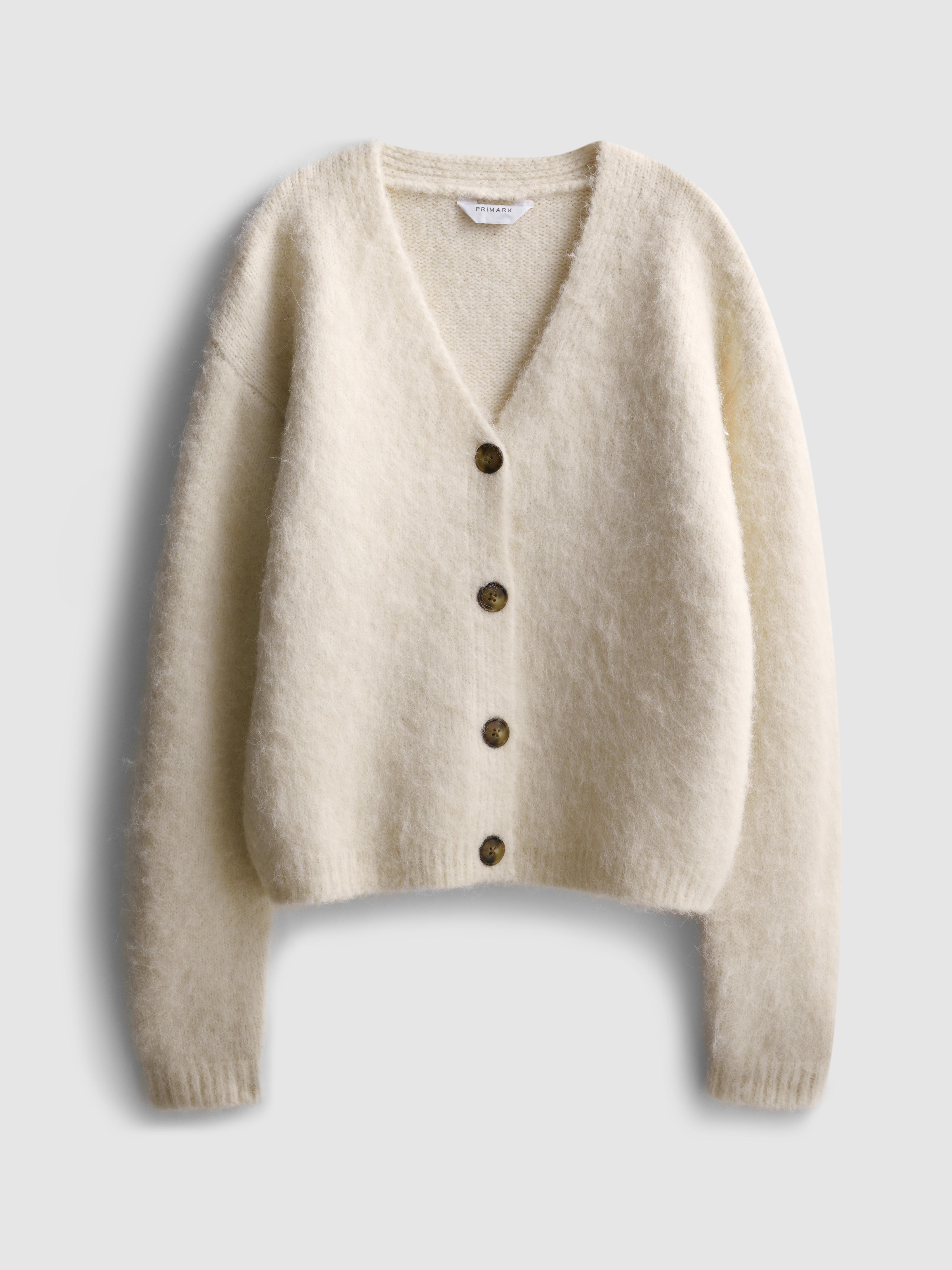 9-15yrs | V-Neck Fluffy Cardigan