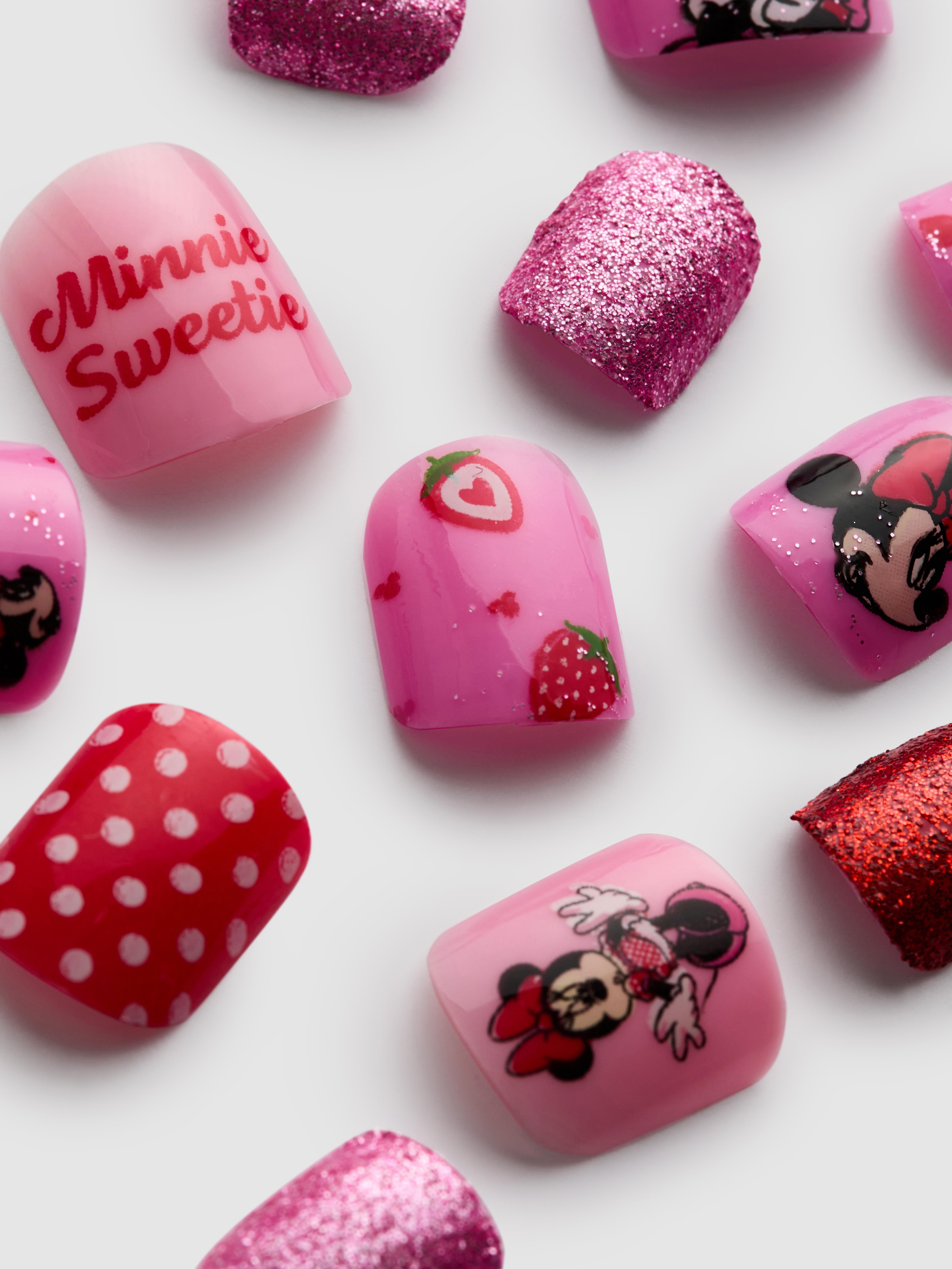 PS... Mini Disney’s Minnie Mouse Press-On False Nails