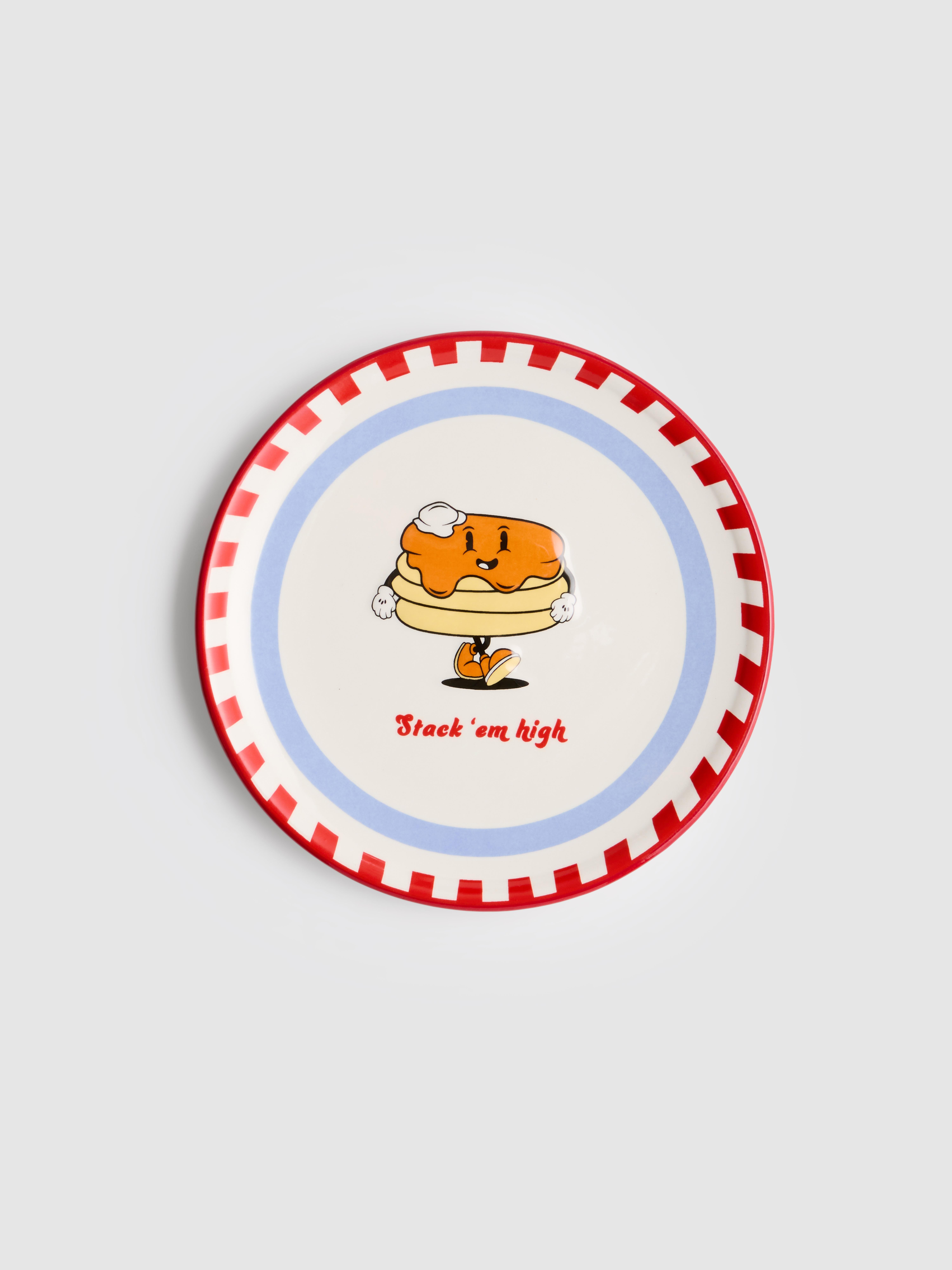 Stack 'em High Breakfast Side Plate