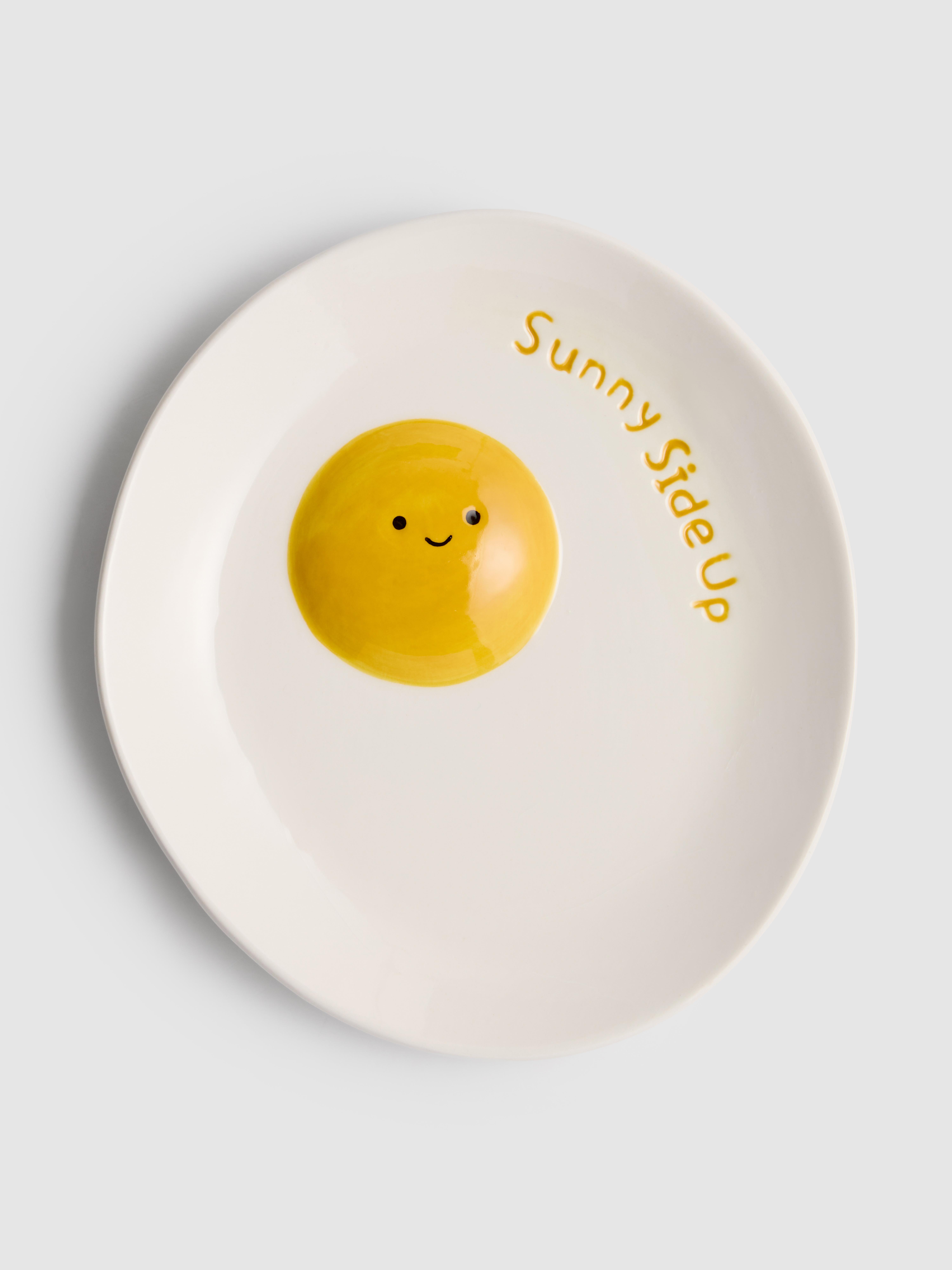 Assiette en forme d'œuf Sunny Side Up