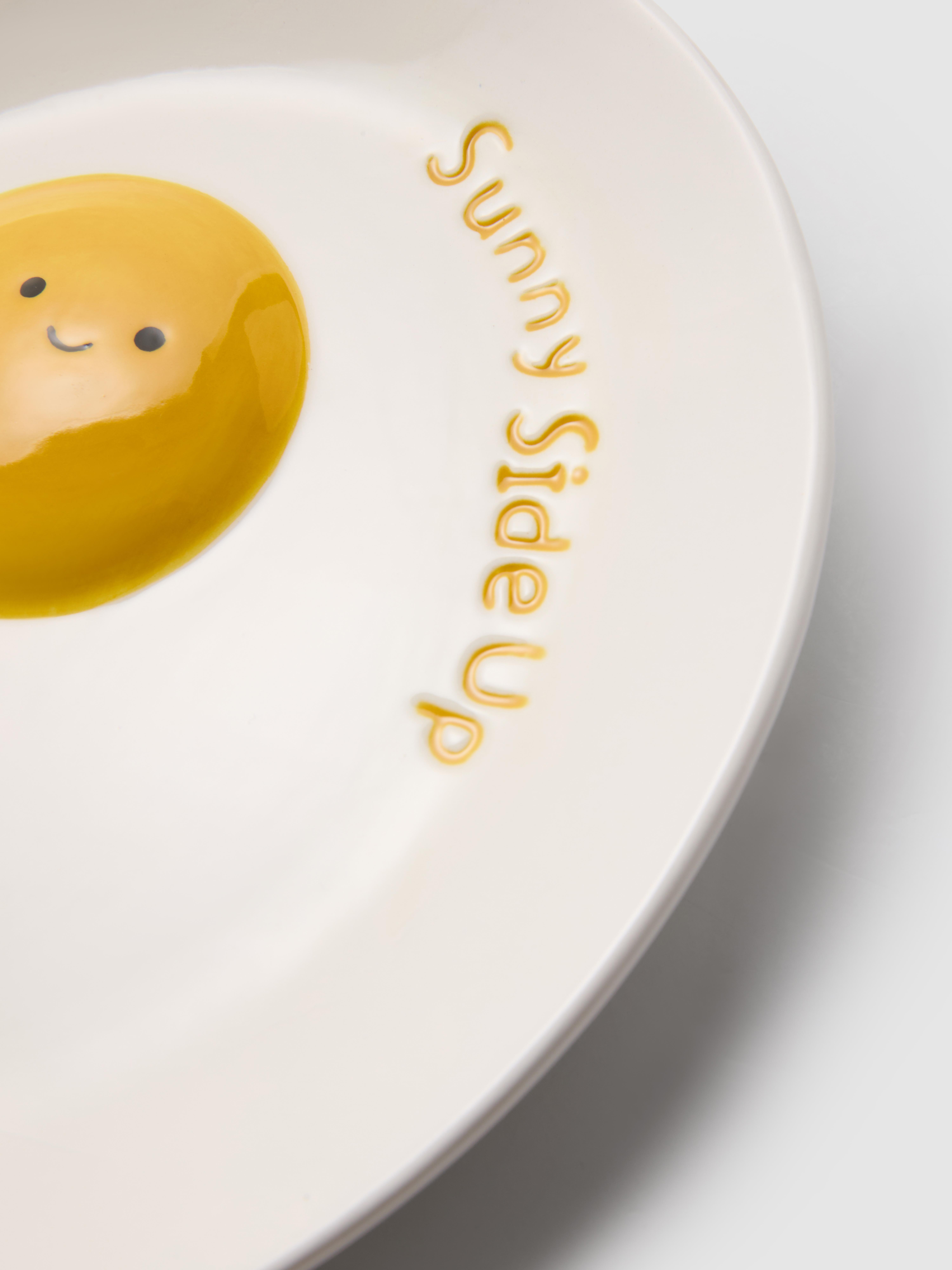Assiette en forme d'œuf Sunny Side Up