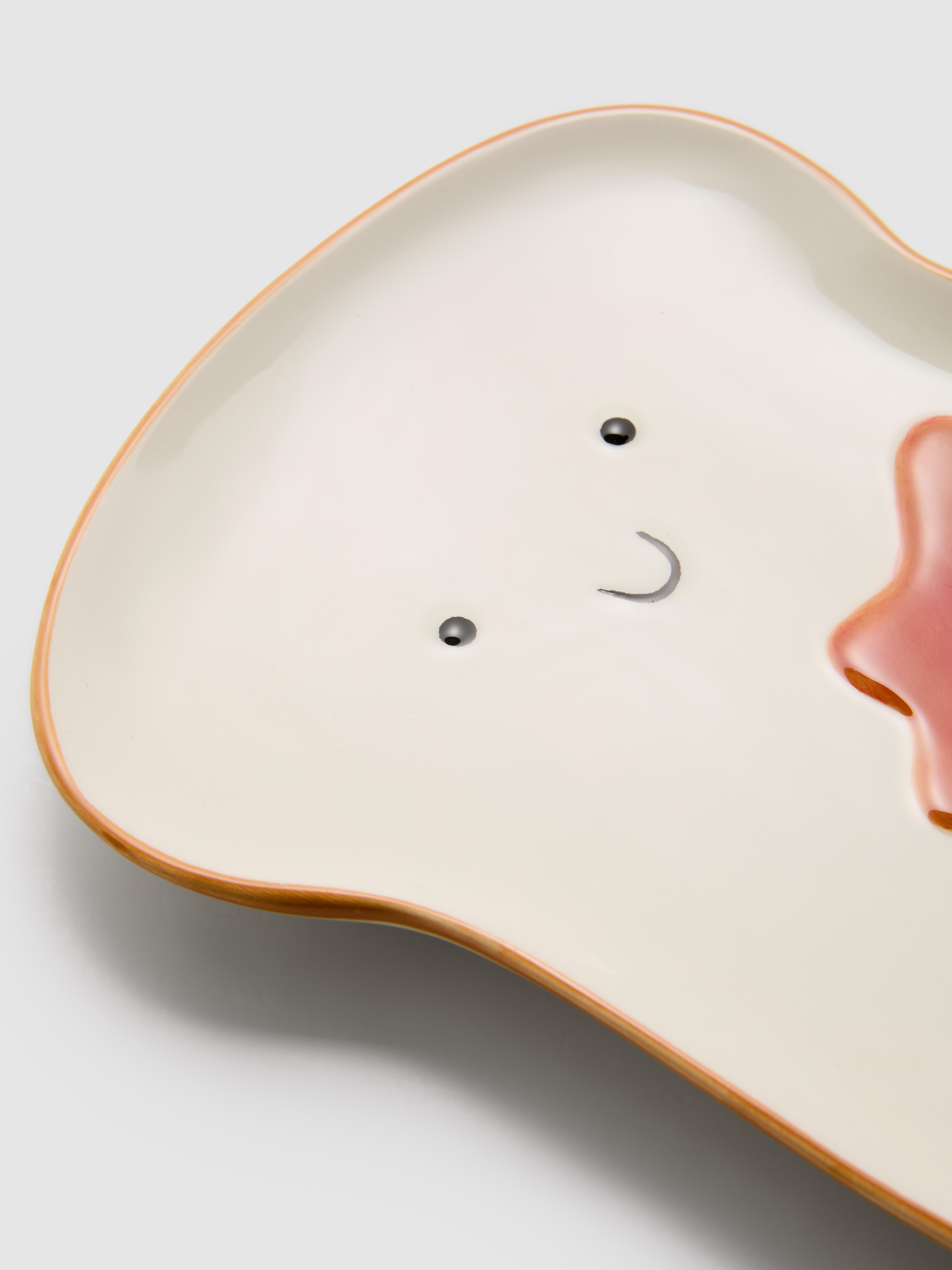 Assiette en forme de toast