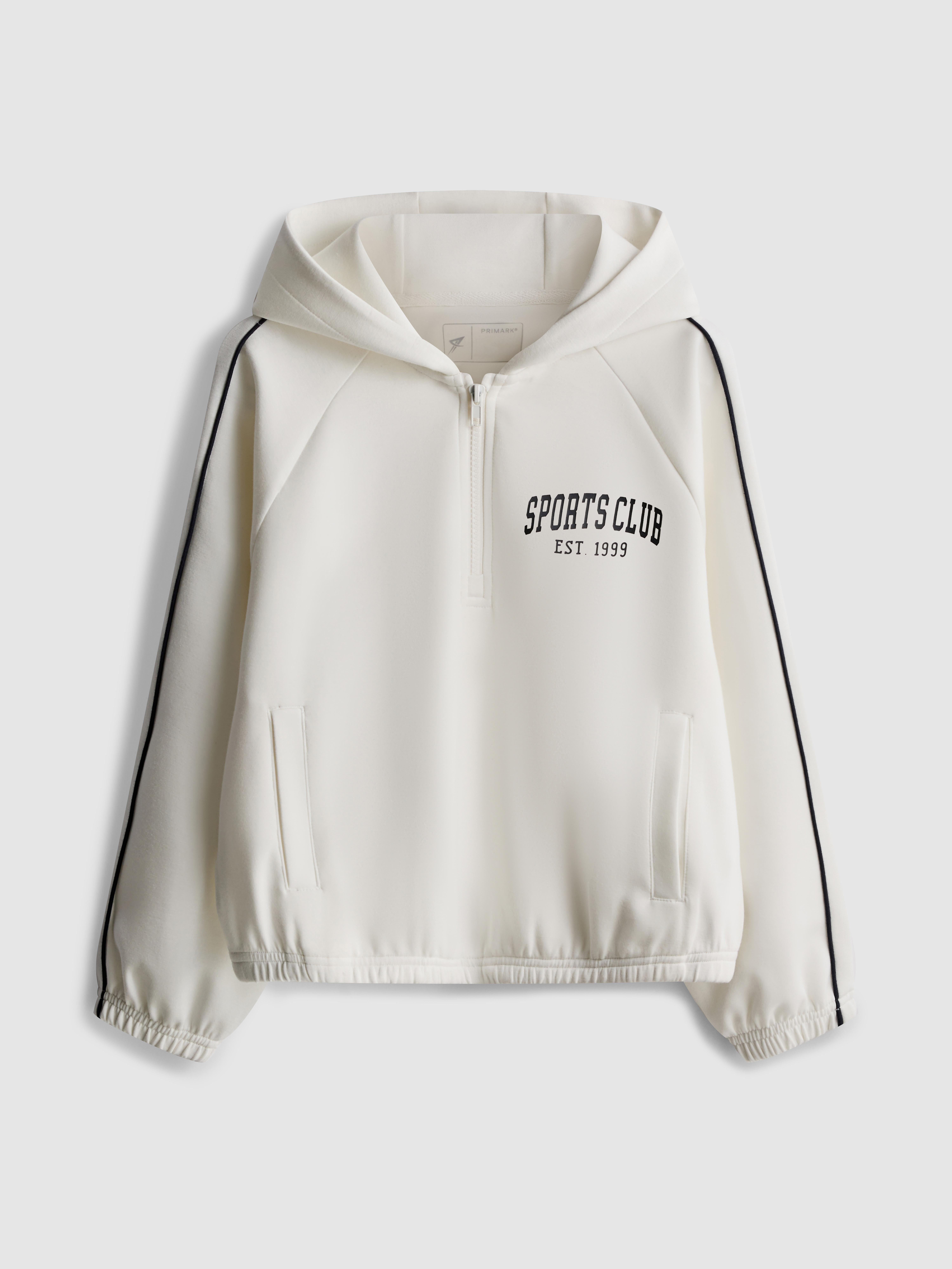 7-15yrs | Half-Zip Sports Hoodie