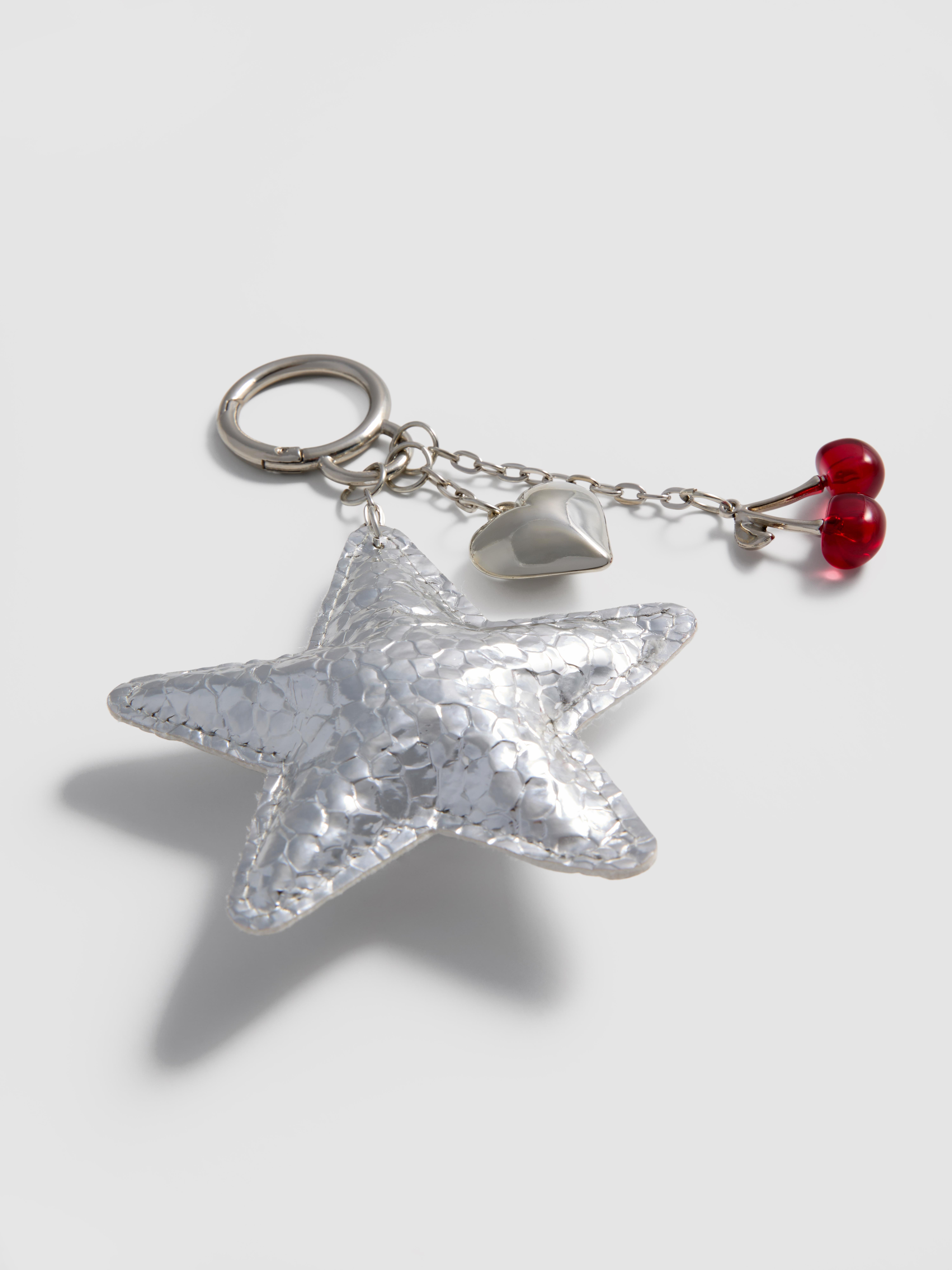 Breloque de sac étoile et cerises