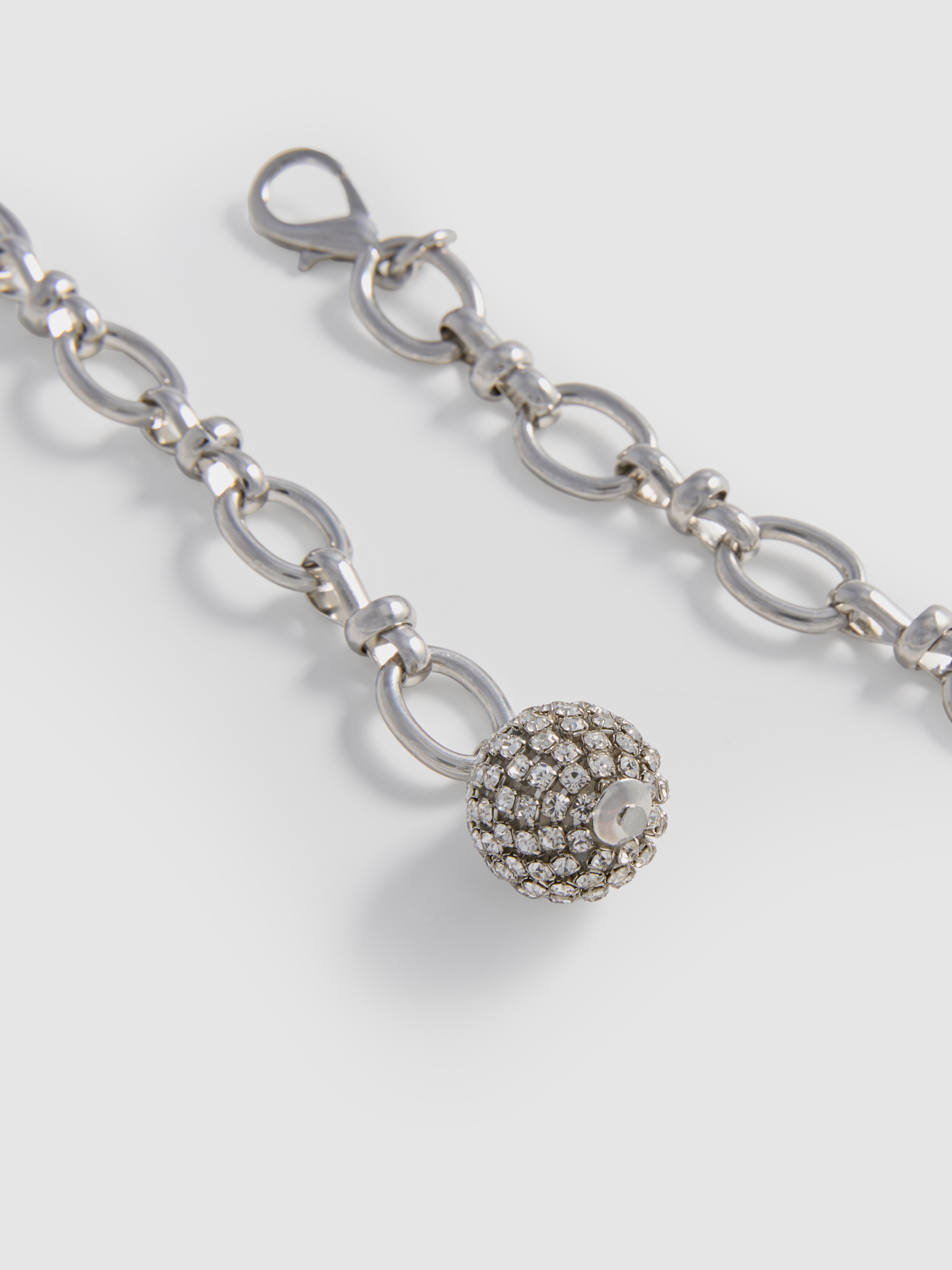 Diamanté Ball Chain Belt