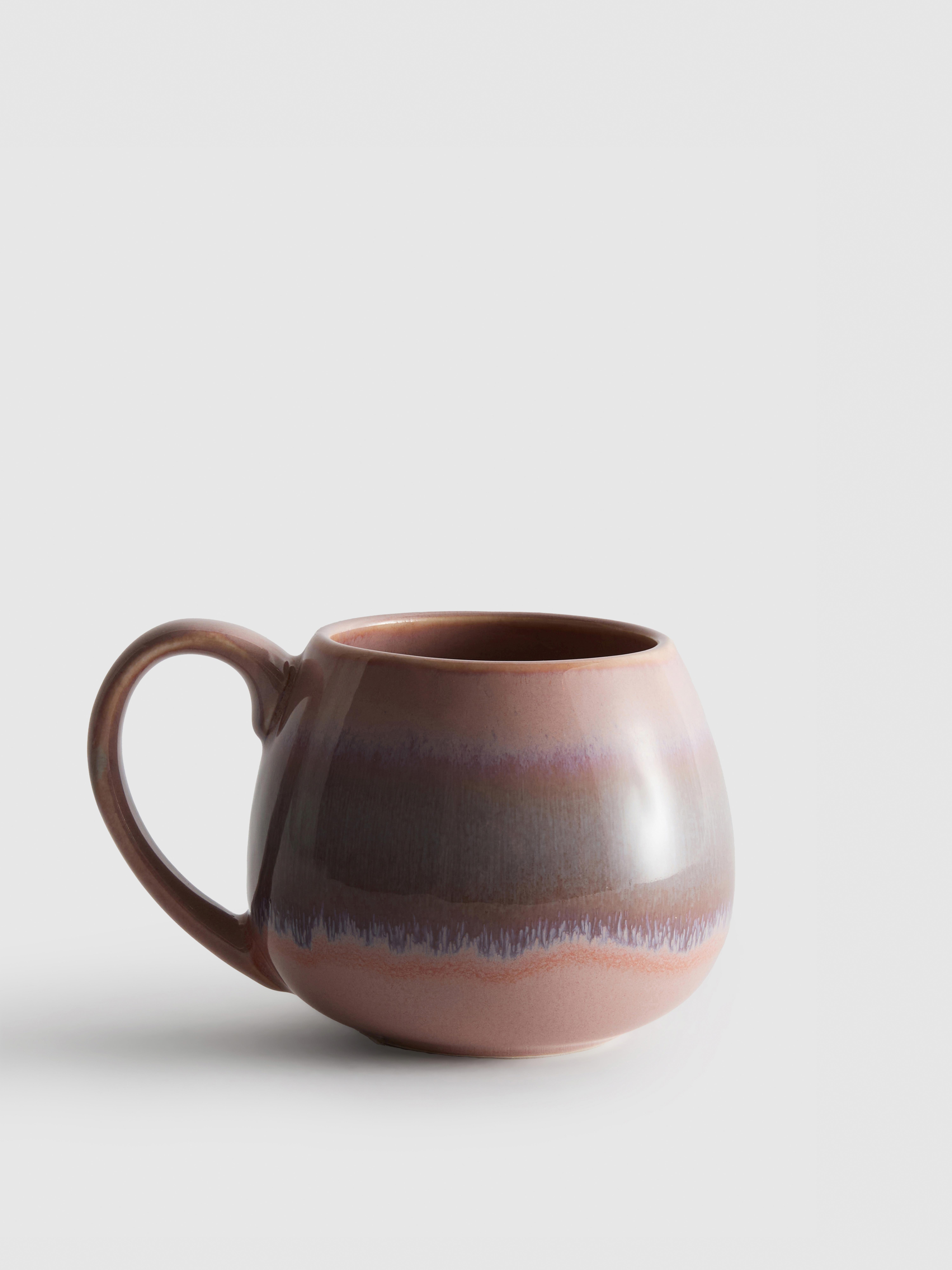 Mug arrondi émaillé thermoréactif